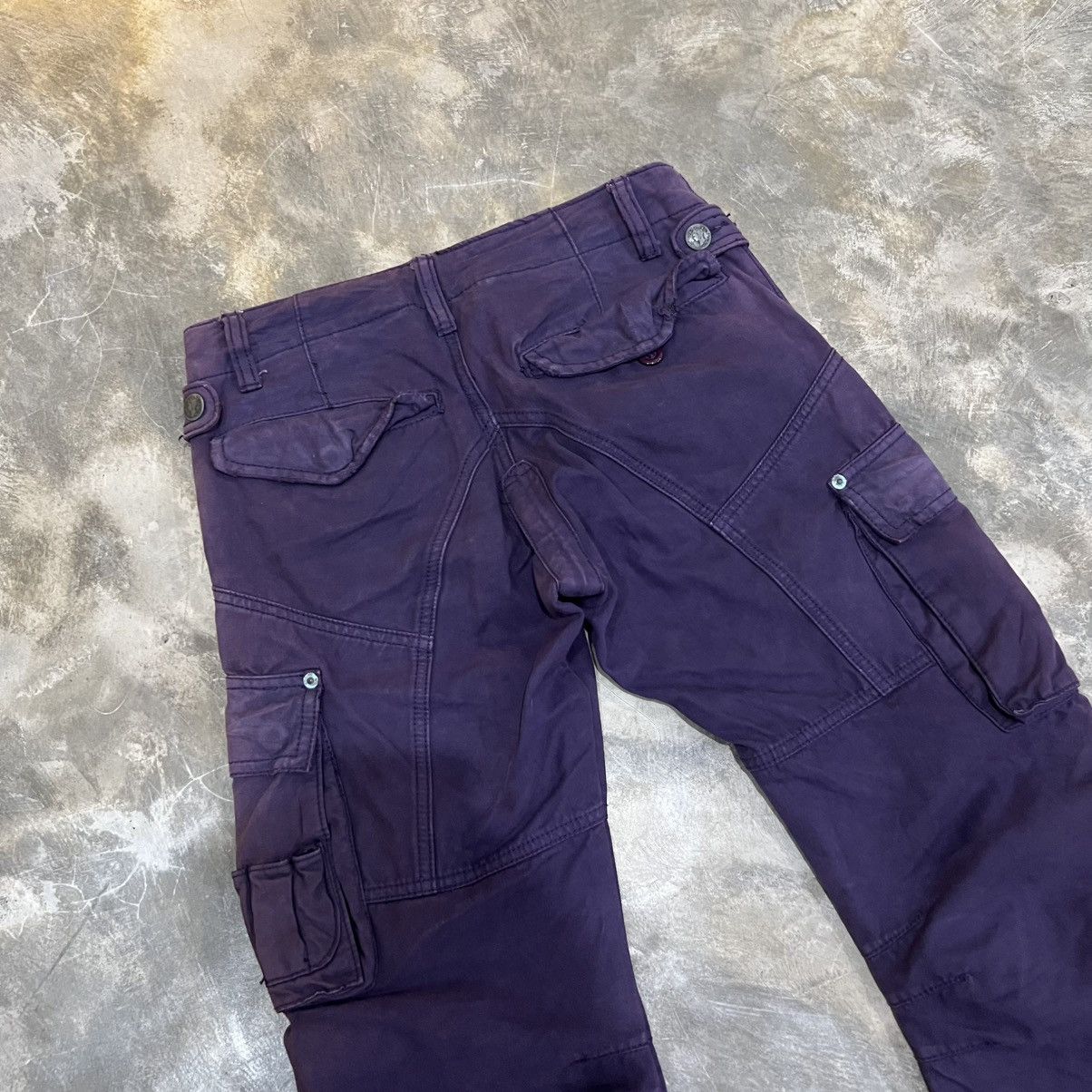 PPFM 2000s PPFM Vkei Style Multi Zip Pocket Cargo Pants Size US 28 / EU 44 - 4 Thumbnail