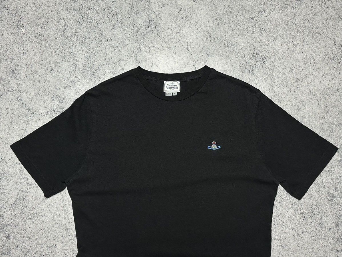 Vivienne Westwood Vivienne Westwood Orb Logo Black T-Shirt Size US M / EU 48-50 / 2 - 2 Thumbnail