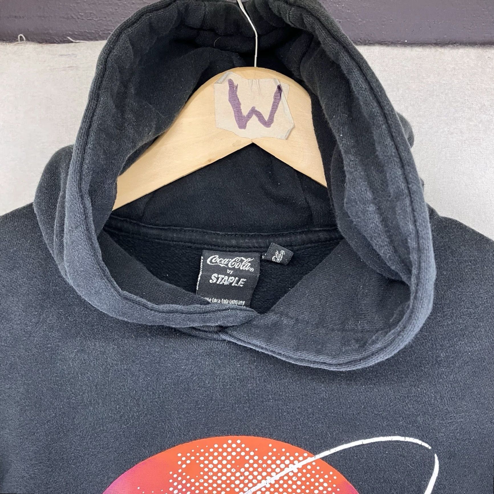 Vintage Coca-Cola Creations Staple Pigeon Hoodie Unisex Small Black Graphic Print Pullover Size US S / EU 44-46 / 1 - 6 Thumbnail
