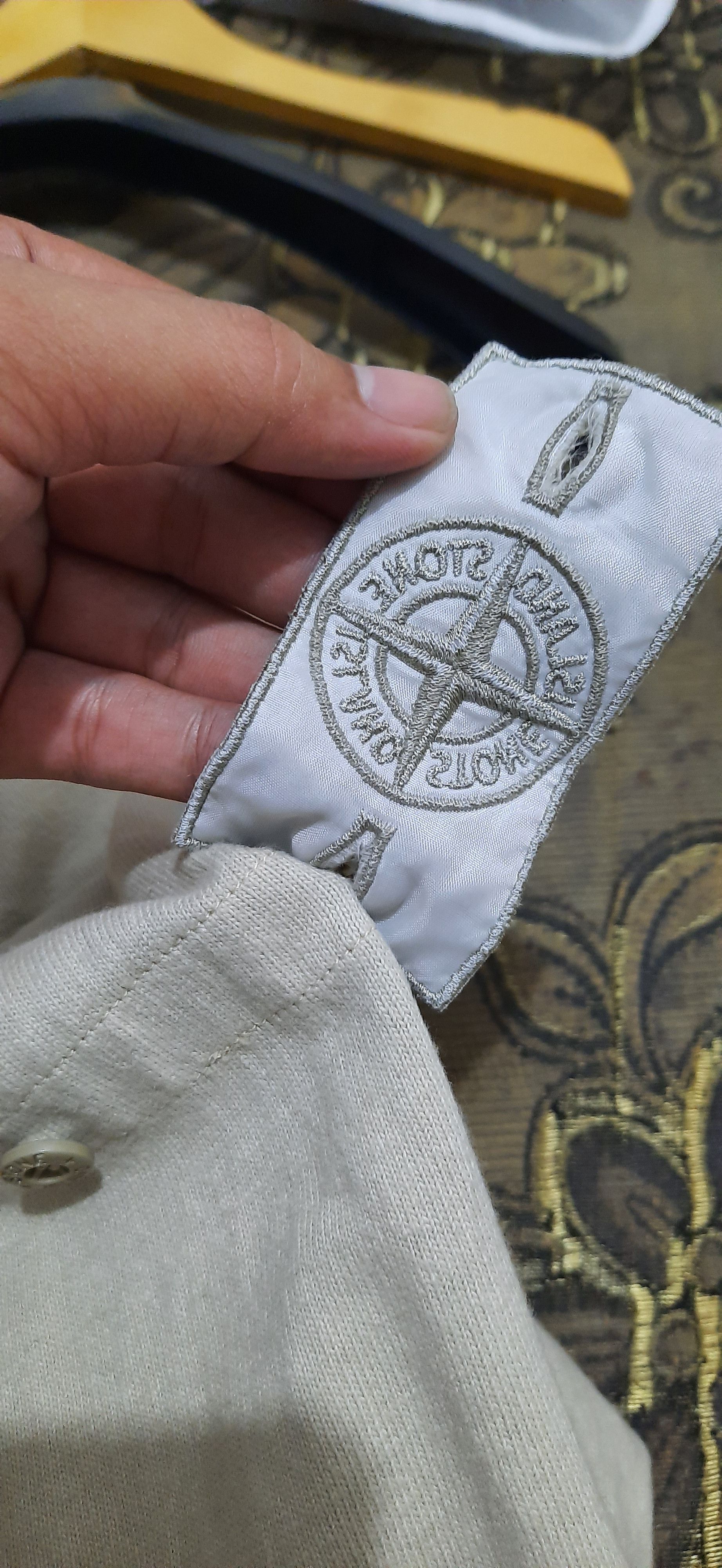 Stone Island Stone Island 2023 Beige Ghost Long sleeve Polo Size US XL / EU 56 / 4 - 5 Thumbnail