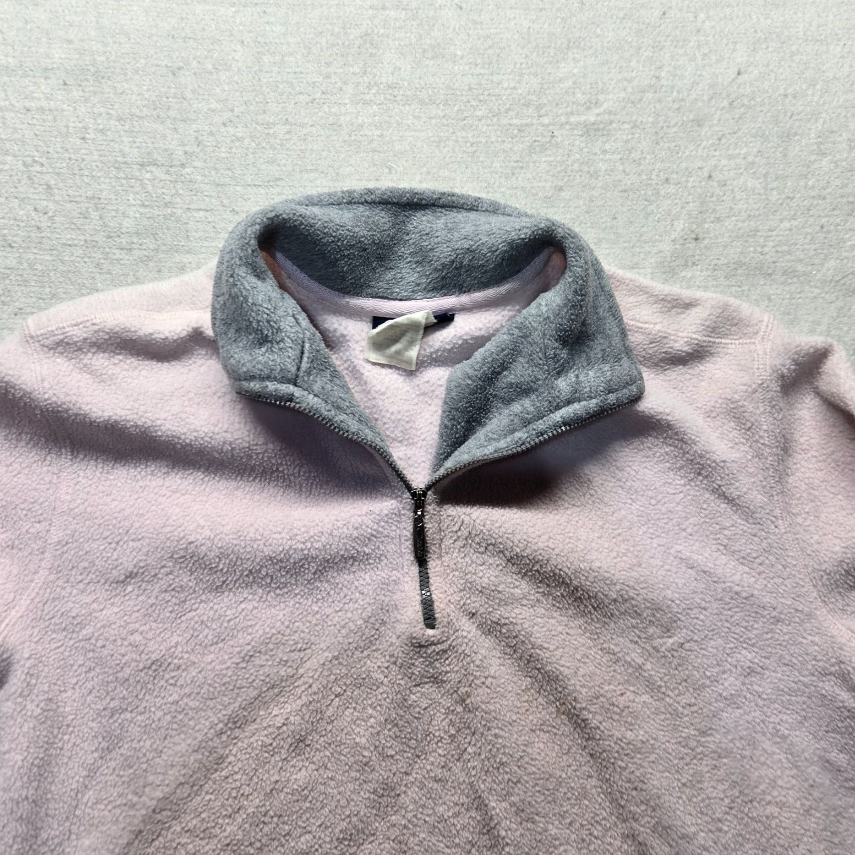 Catalina Catalina Pink Sport Fleece Long Sleeve Pullover Top Sweatshirt Women Small Pullover V-Neck 1/4 Zip Pockets Size S / US 4 / IT 40 - 2 Thumbnail