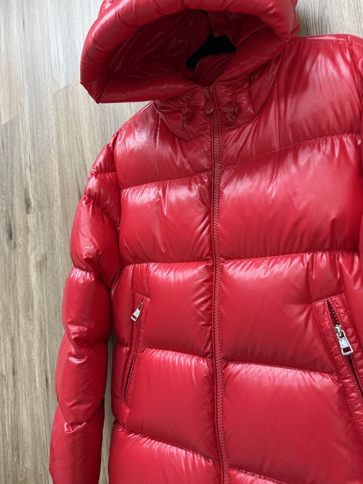 Moncler Moncler Red Maya Puffer Jacket Size US S / EU 44-46 / 1 - 5 Thumbnail