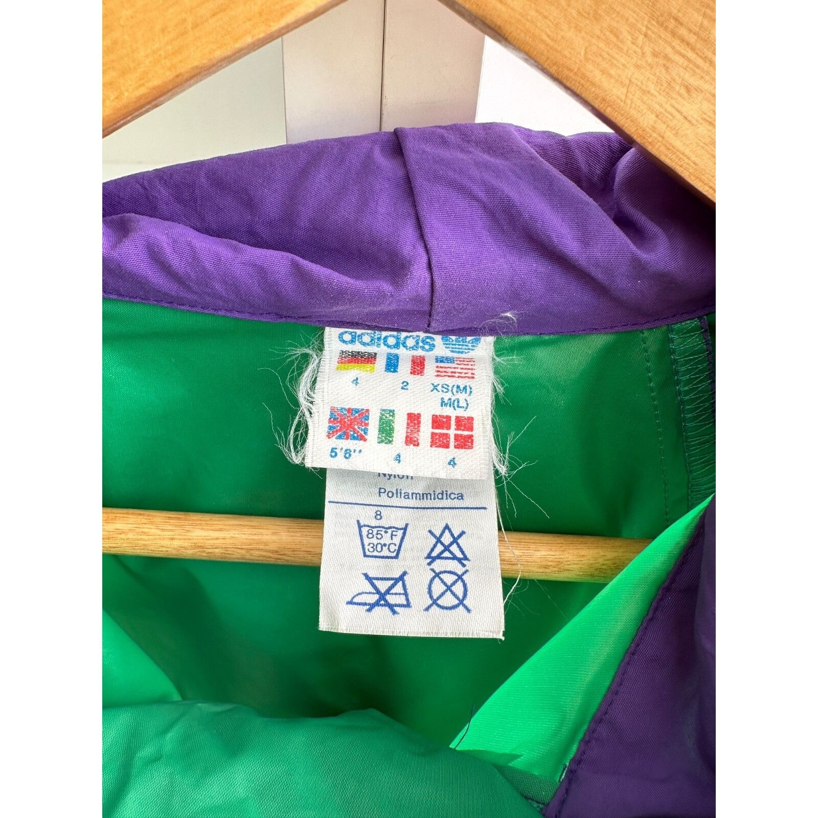 Adidas VTG Adidas Ventex Made in Yugoslavia Rare Nylon Anorak Jacke Size US M / EU 48-50 / 2 - 7 Thumbnail