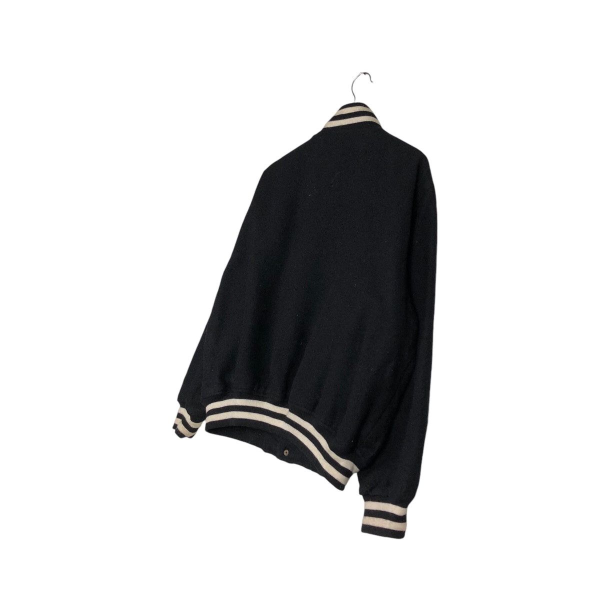 Japanese Brand 📌Vintage Wool Bomber Jacket Big Logo Will Size US M / EU 48-50 / 2 - 11 Thumbnail