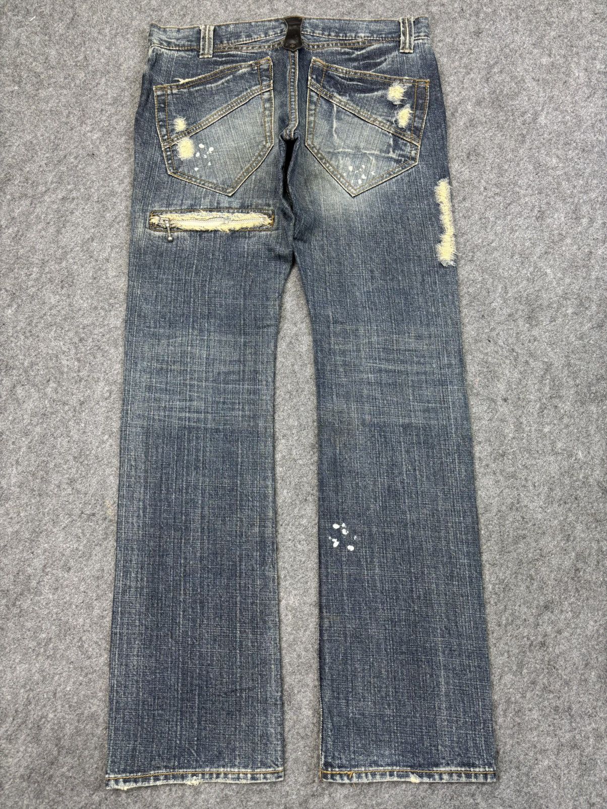 Boycott 💥Art Of Distressed💥Boycott Insane Distressed Denim F945 Size US 32 / EU 48 - 17 Thumbnail