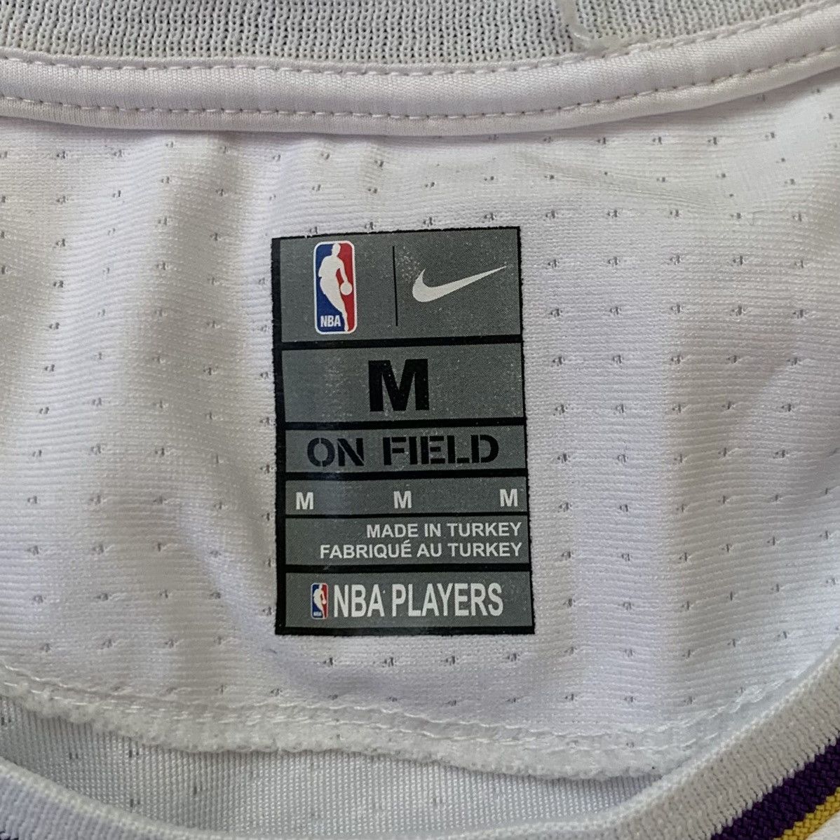 NBA Nike NBA Lakers Lebron James 6 White Jersey Size US M / EU 48-50 / 2 - 4 Thumbnail
