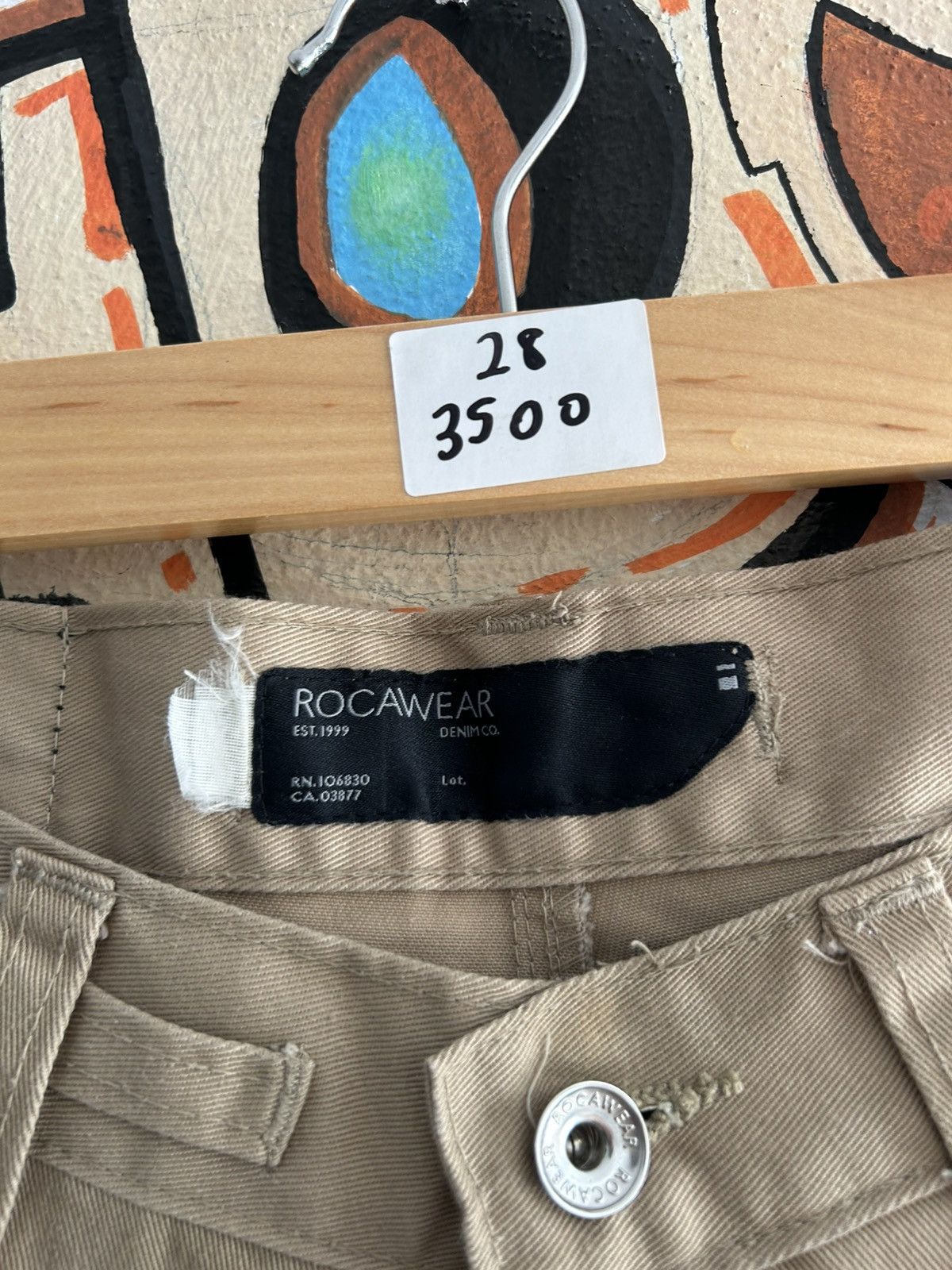 Rocawear × Vintage Rocawear Beige Jorts Size US 28 / EU 44 - 4 Thumbnail