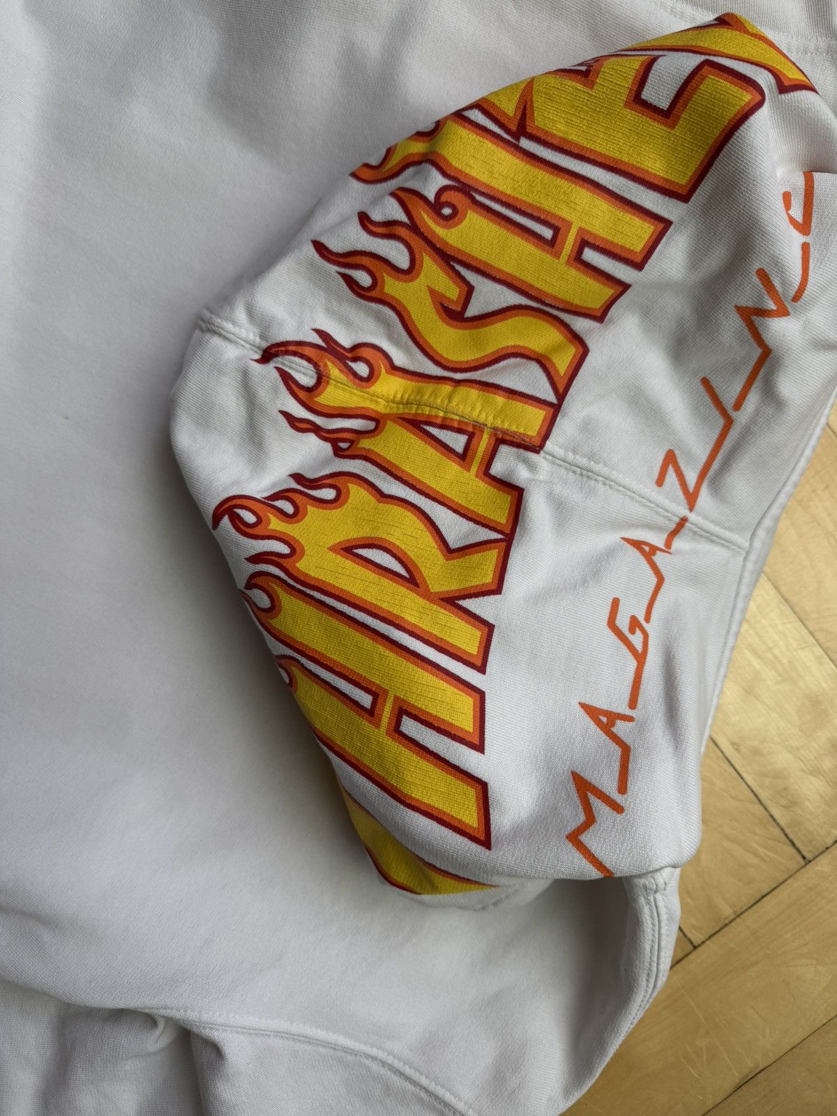 Thrasher Official Vans Off The Wall x Thrasher Magazine Hoodie White Size US S / EU 44-46 / 1 - 6 Thumbnail
