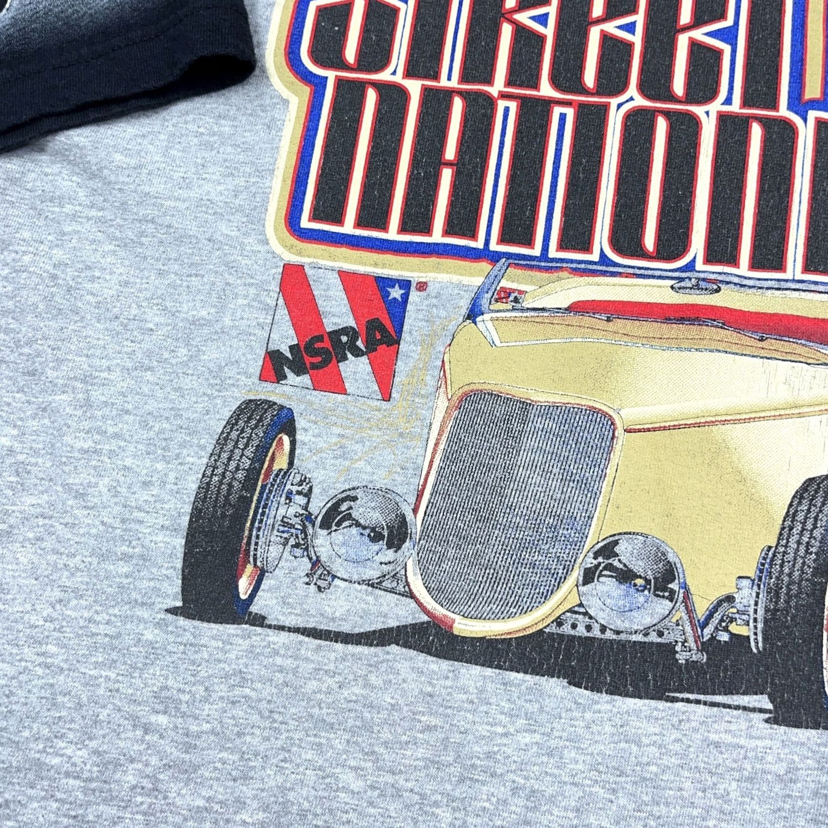 Vintage VINTAGE Hot Rod Shirt Men Large Gray Black Fire Flames 90s Made In USA Car Size US L / EU 52-54 / 3 - 4 Thumbnail