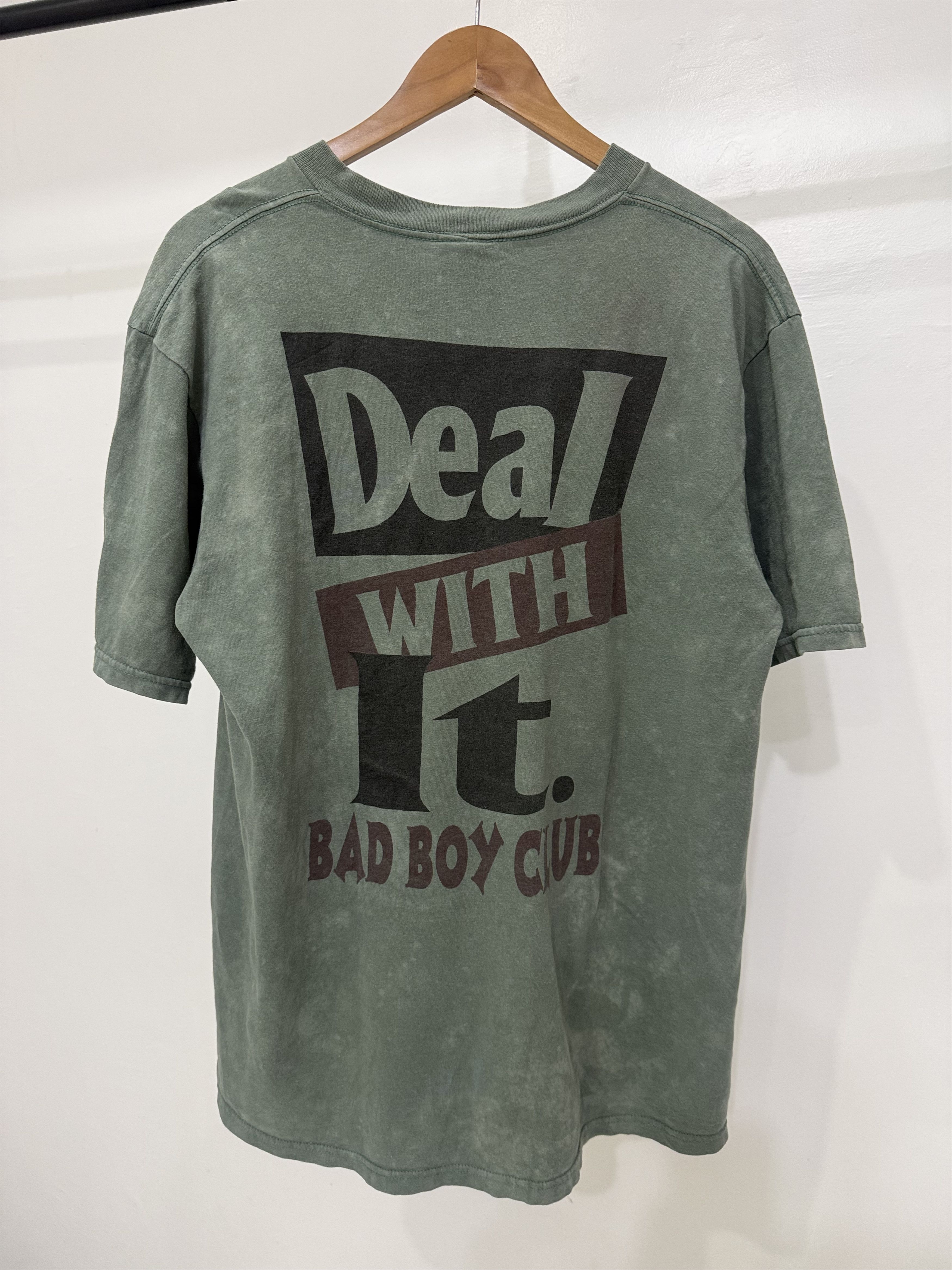 Vintage Bad Boy Club Vintage Thrashed Faded Shirt WWE Size US L / EU 52-54 / 3 - 2 Thumbnail