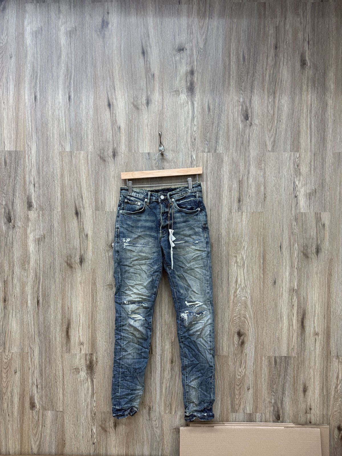 Purple Purple Brand Blue Denim Jeans Size US 29 - 1 Thumbnail