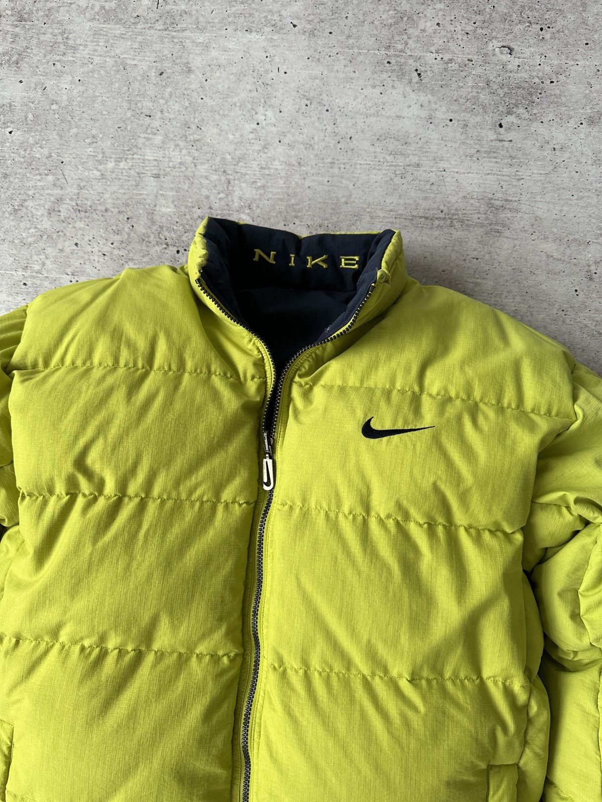 Nike Nike Vintage Big Logo Reversible Down Puffer Jacket Size US XL / EU 56 / 4 - 5 Thumbnail