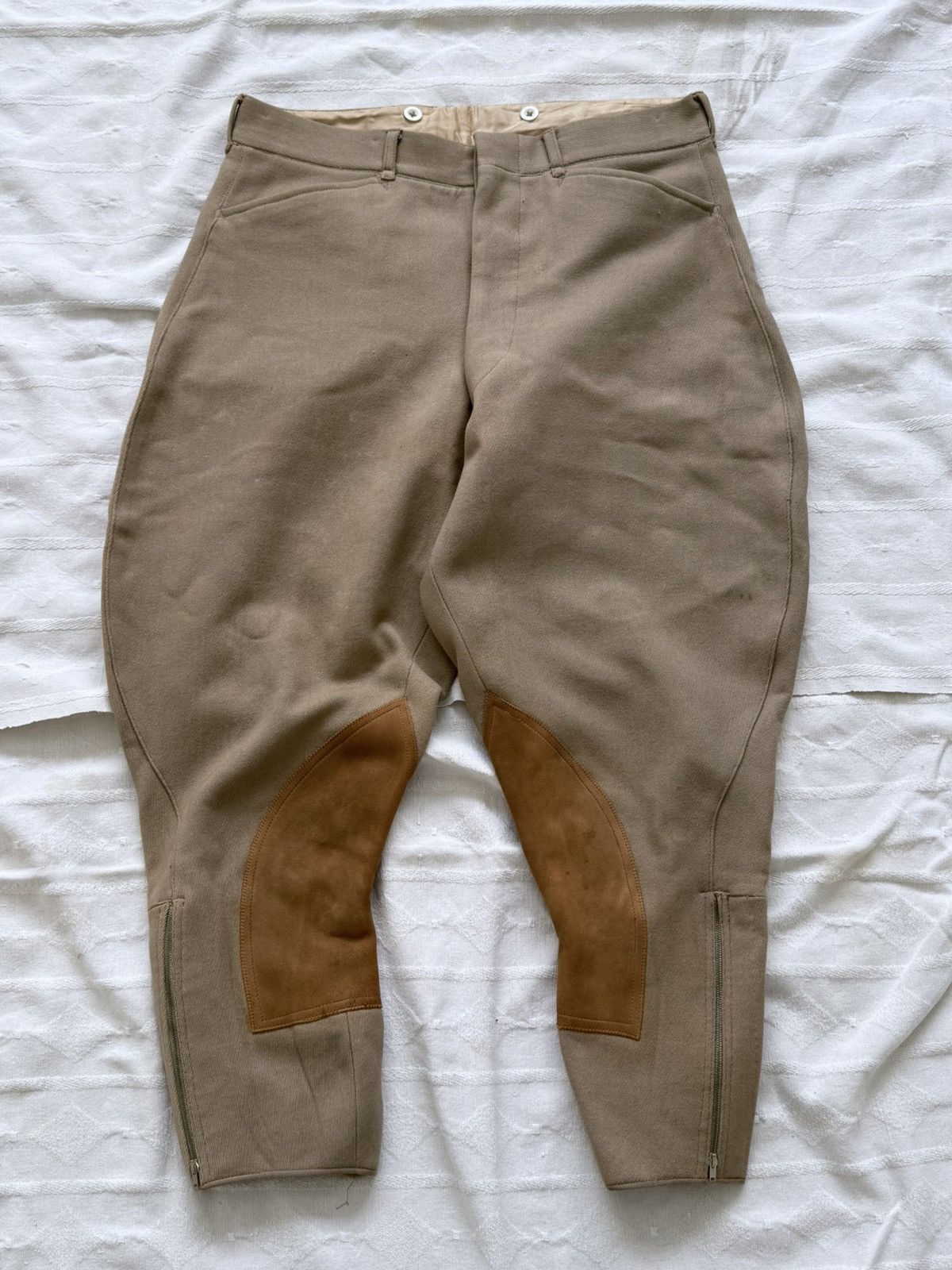 Vintage Antique 1940s „Pykehley” British Riding Breeches Pants Size US 35 - 7 Thumbnail