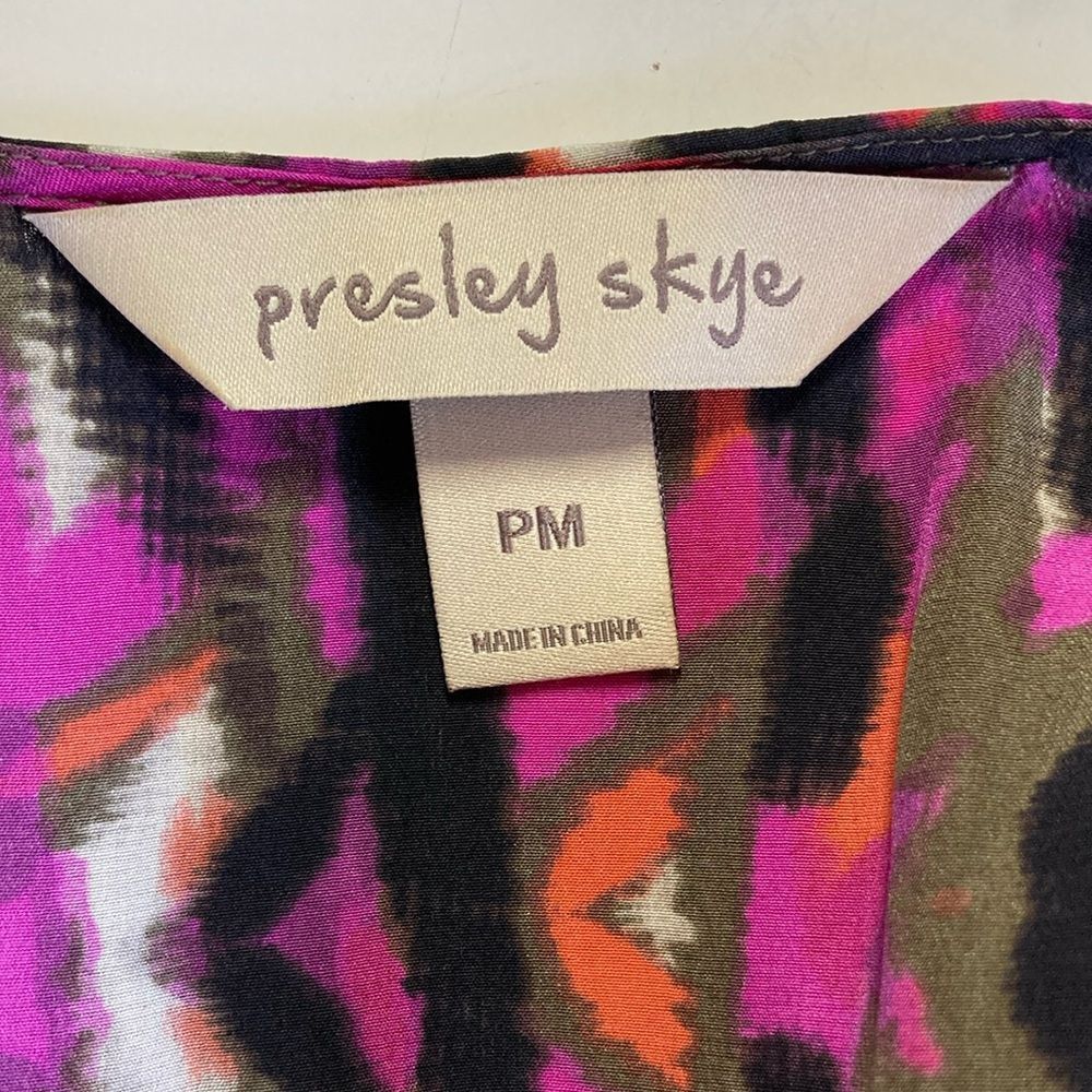 Anthropologie Presley Skye Anthropologie BOHO Silk Dress Size Petite Mediu Size M / US 6-8 / IT 42-44 - 2 Thumbnail
