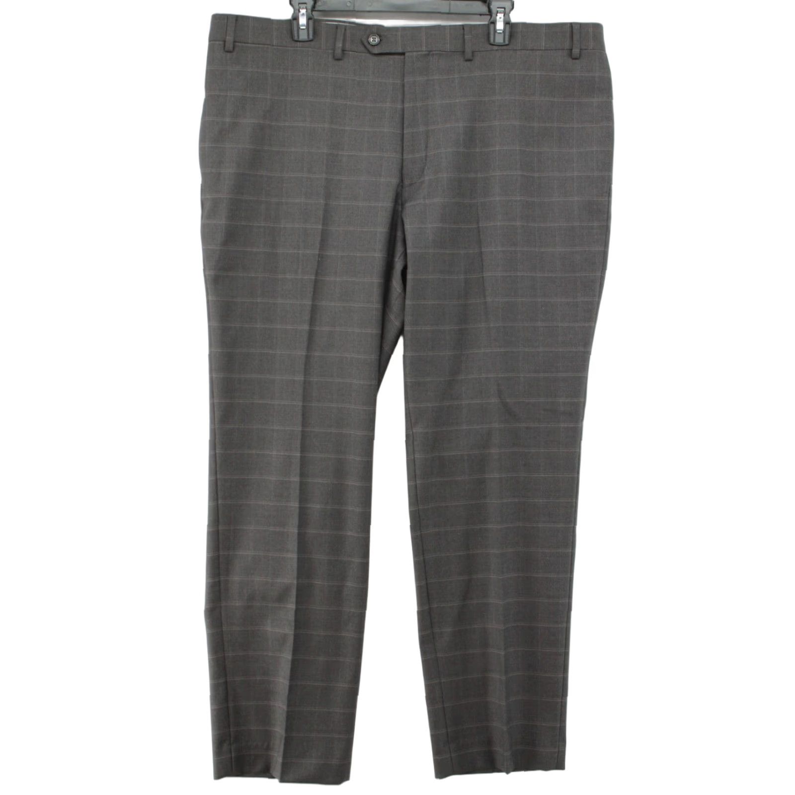 Ralph Lauren Ralph Lauren Slim Fit Pants Men's 42 Brown Check Flat Front Dress Pants Slim Fit Mens Regular Vintage No Size US 42 / EU 58 - 1 Thumbnail