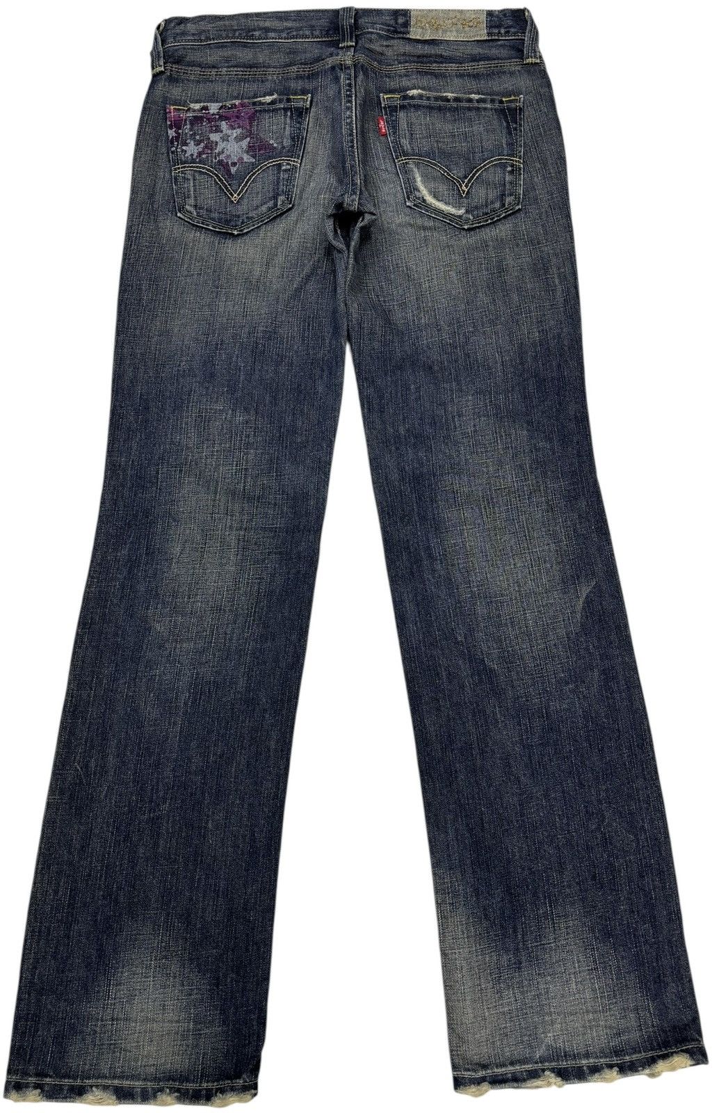 Junya Watanabe × Levi's 🔥VINTAGE LEVIS MUD WASH STYLE DISTRESSED DENIM JEANS Size 30" / US 8 / IT 44 - 2 Thumbnail