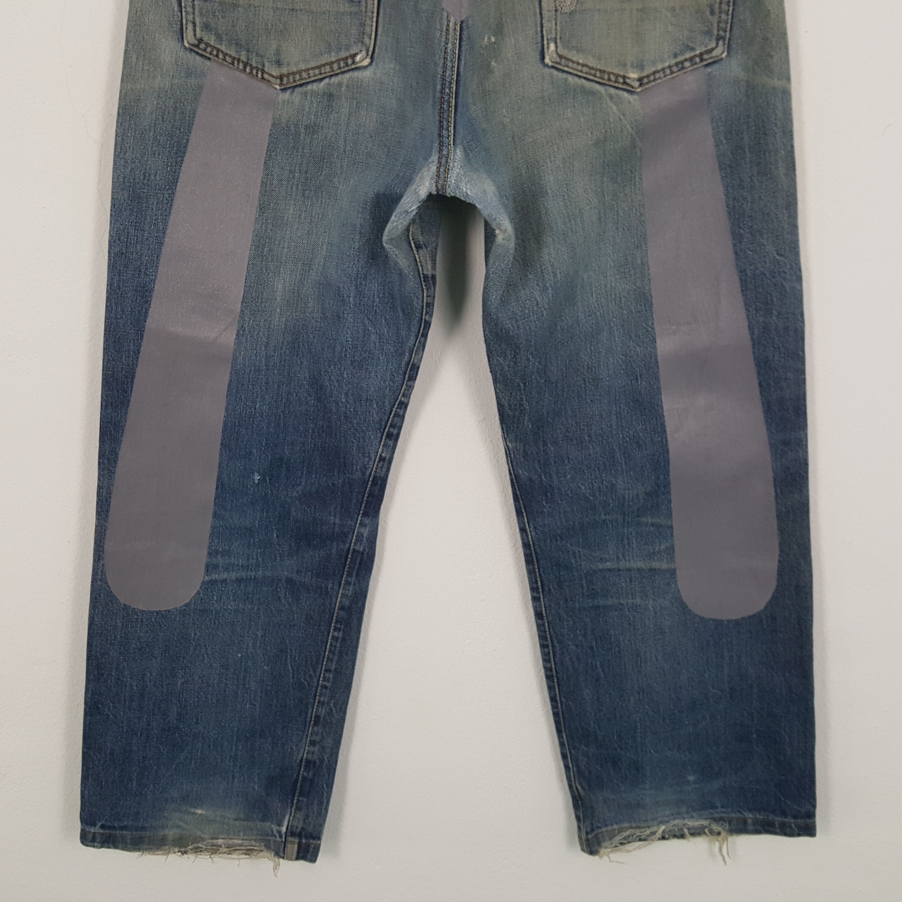 Japanese Brand × Vintage EVISU Japanese Brand Fashion Style Custom Daicock Jeans Size US 35 - 3 Thumbnail
