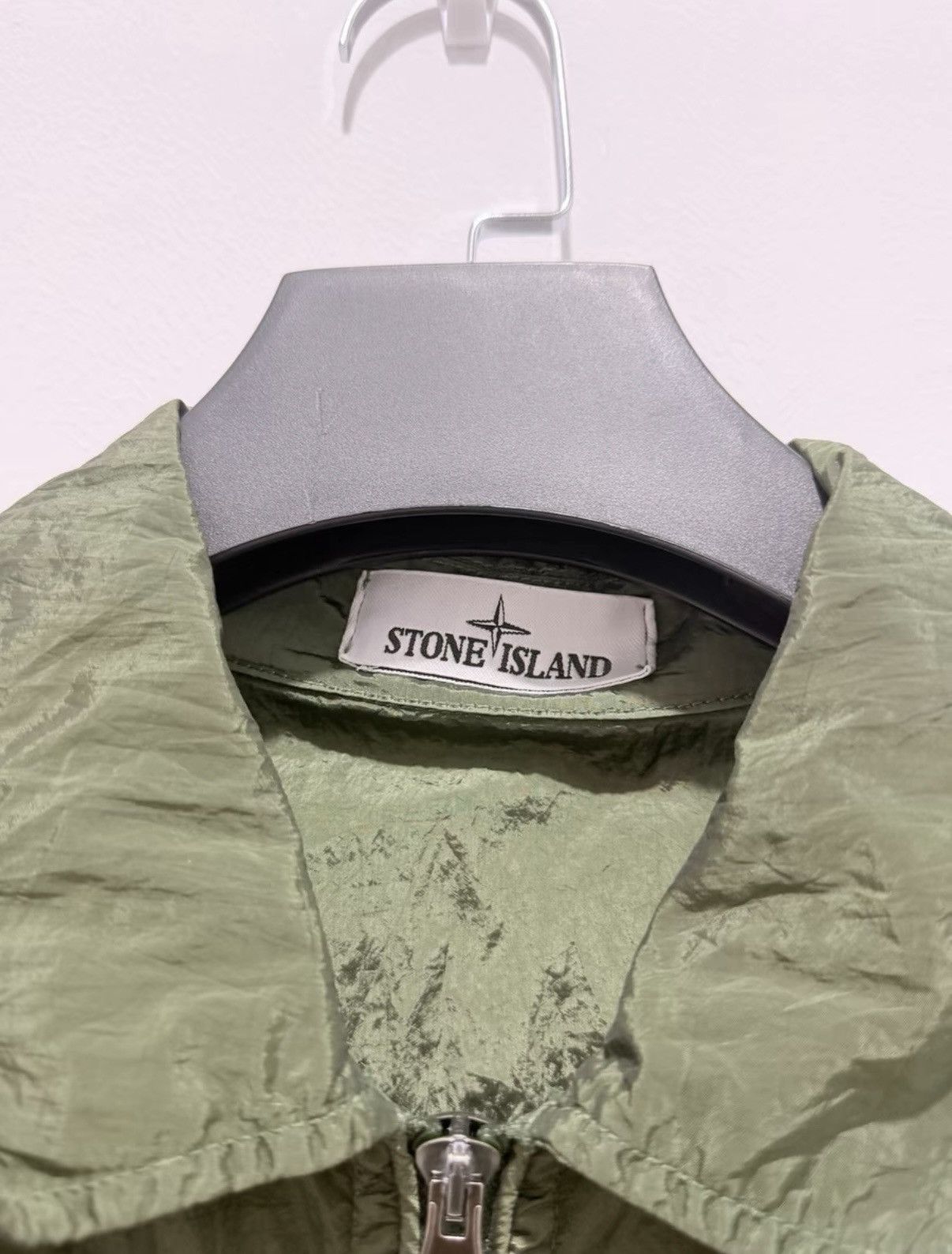 Stone Island 【Stone Island】 22SS Metal Nylon Jacket - Sage Green Size US XL / EU 56 / 4 - 2 Thumbnail