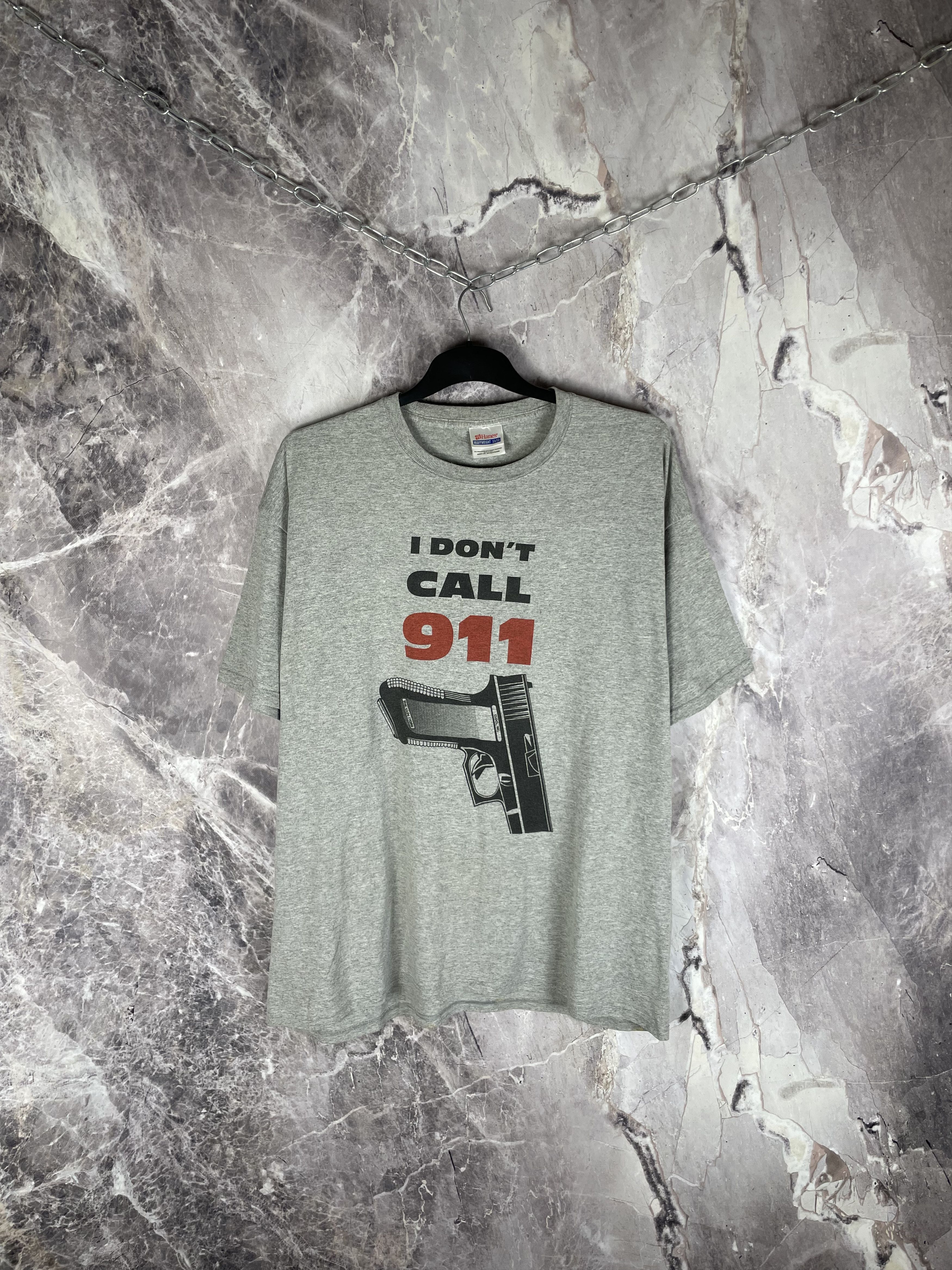 Vintage Vintage I Don’t Call 911 T-Shirt Size US XXL / EU 58 / 5 - 1 Thumbnail