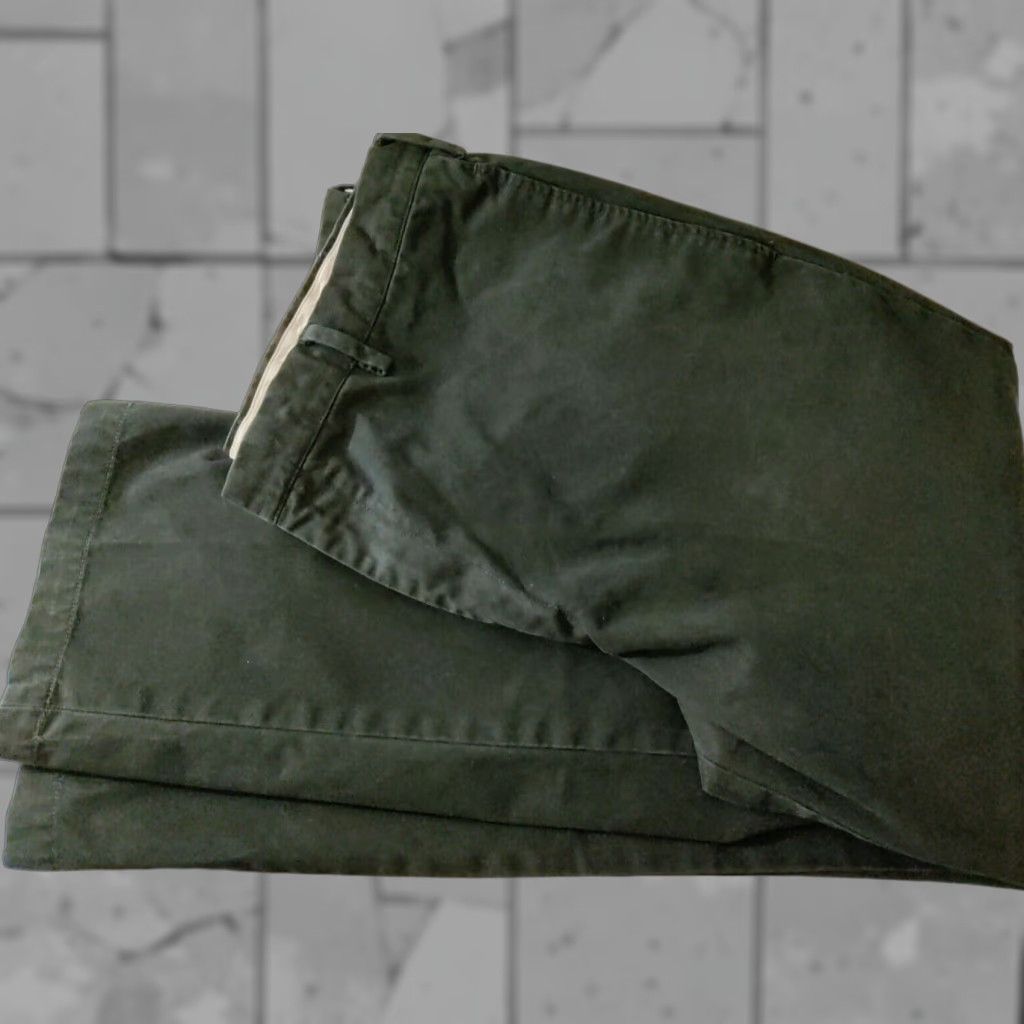 VINTAGE Banana Republic Gavin Black Cotton Chino Straight Fit Pant