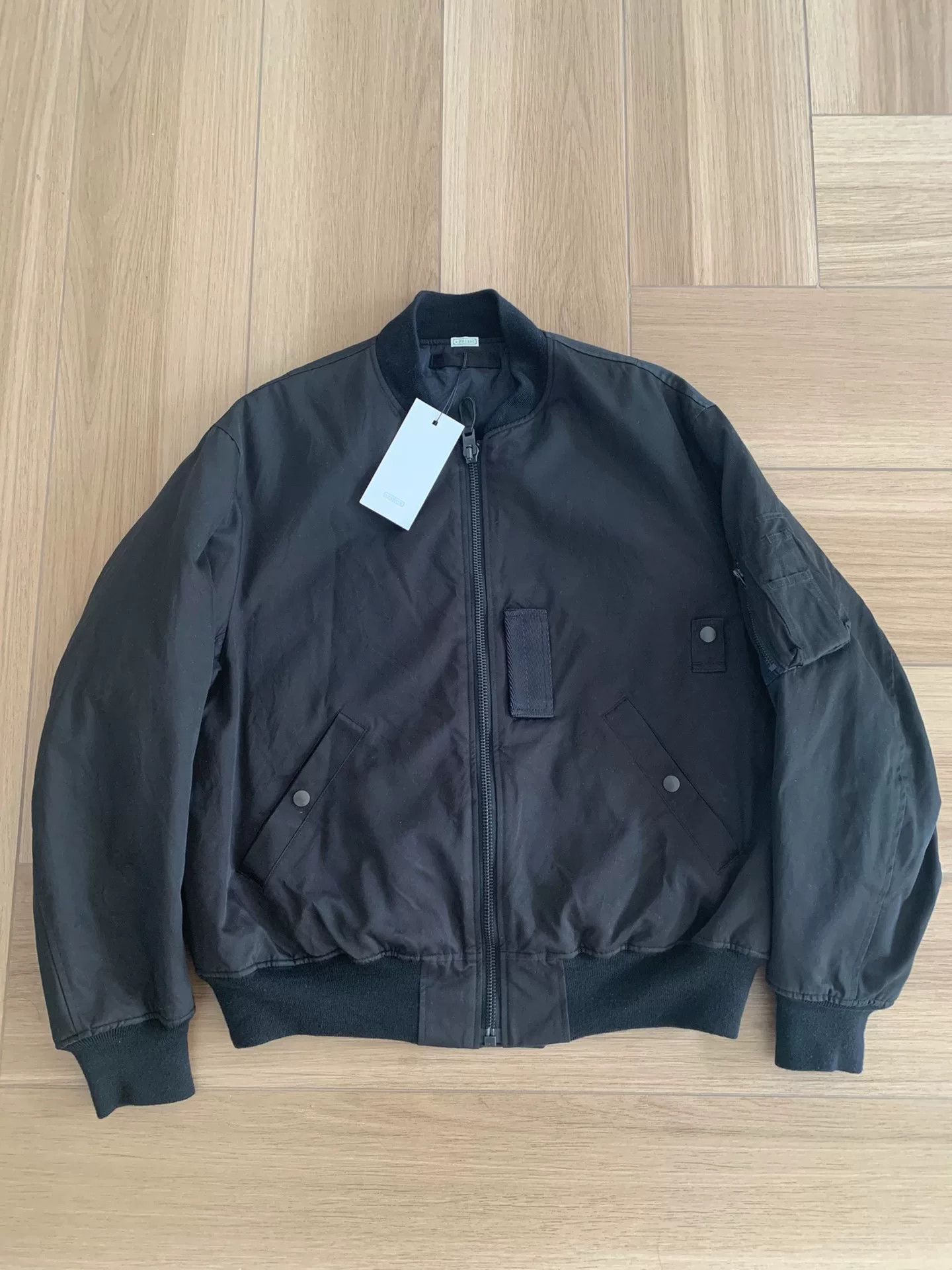 A.PRESSE vintage silk flight jacket in black Size US XXL / EU 58 / 5 - 1 Thumbnail
