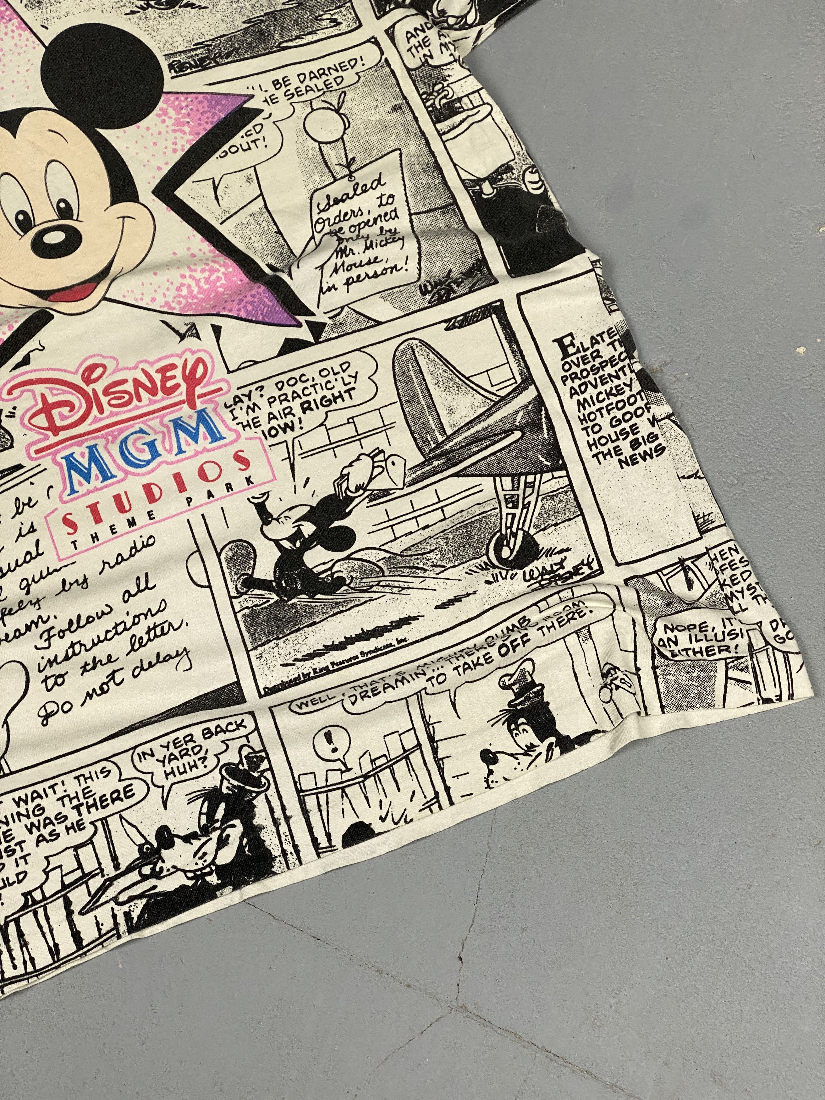 Disney × Vintage Vintage Disney MGM Studio Mickey Mouse Single Stitch T Shirt Size US XL / EU 56 / 4 - 5 Thumbnail