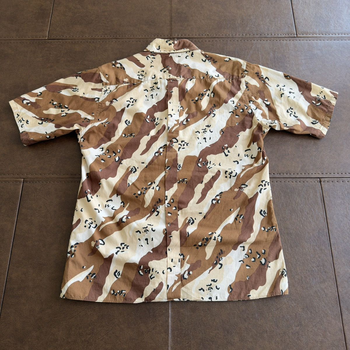 Bape SS2002 Desert Ape Camo Button Up Shirt Size US M / EU 48-50 / 2 - 2 Thumbnail
