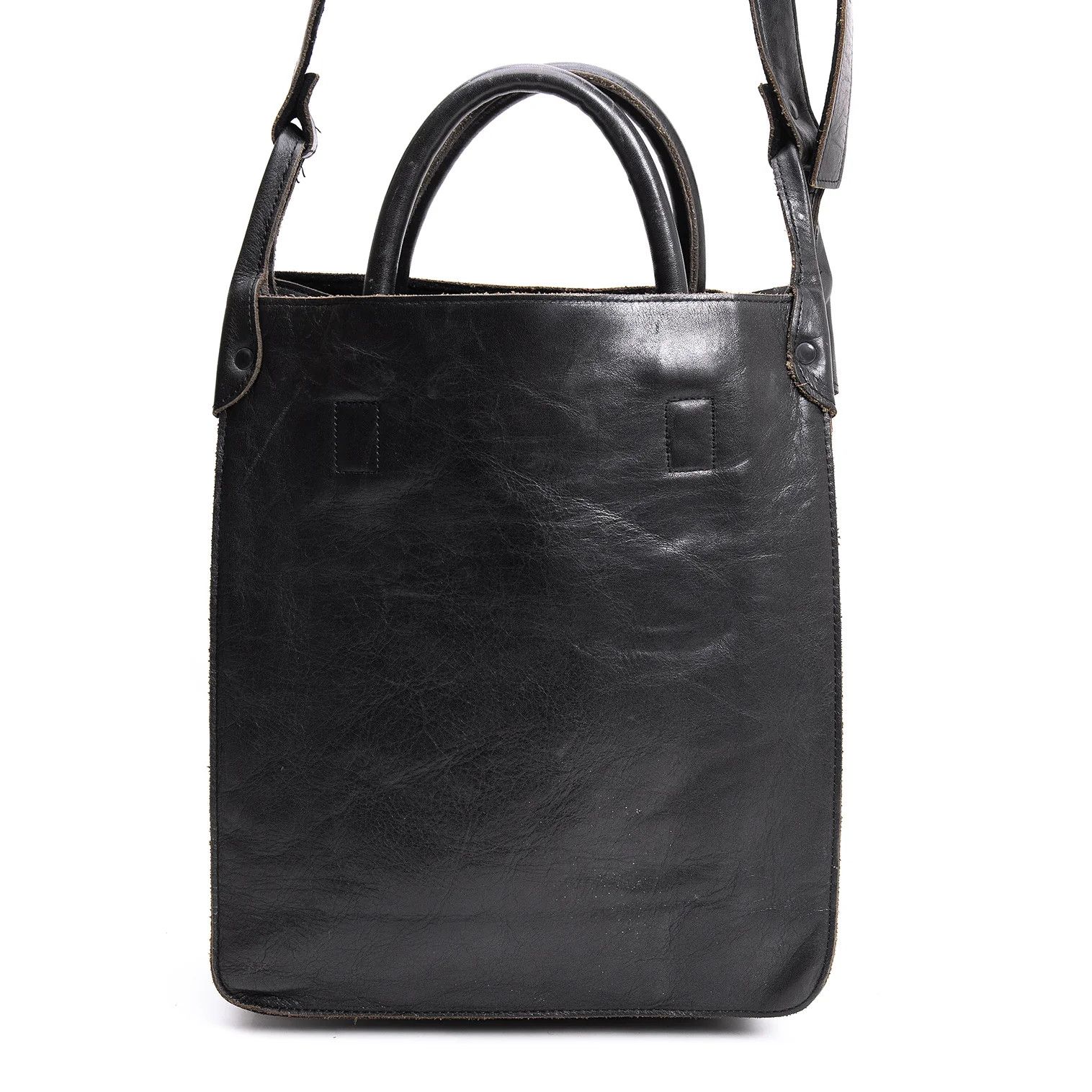 Yohji Yamamoto Yohji Yamamoto Leather 2WAY Shoulder Bag Black Size ONE SIZE - 5 Thumbnail