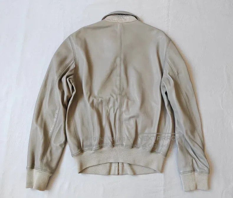 Hermes Hermes Leather jacket, 9 new, elephant grey, two-sided wea Size US M / EU 48-50 / 2 - 8 Thumbnail