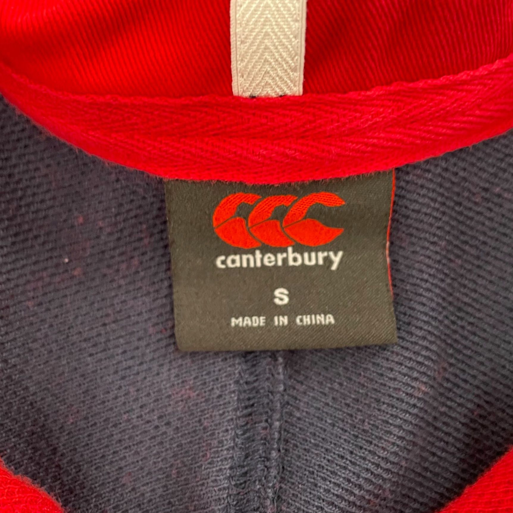 Vintage England Rugby Shirt Adult Small Red Polo Long Sleeve Canterbury Rose O2 Mens S Size US S / EU 44-46 / 1 - 5 Thumbnail