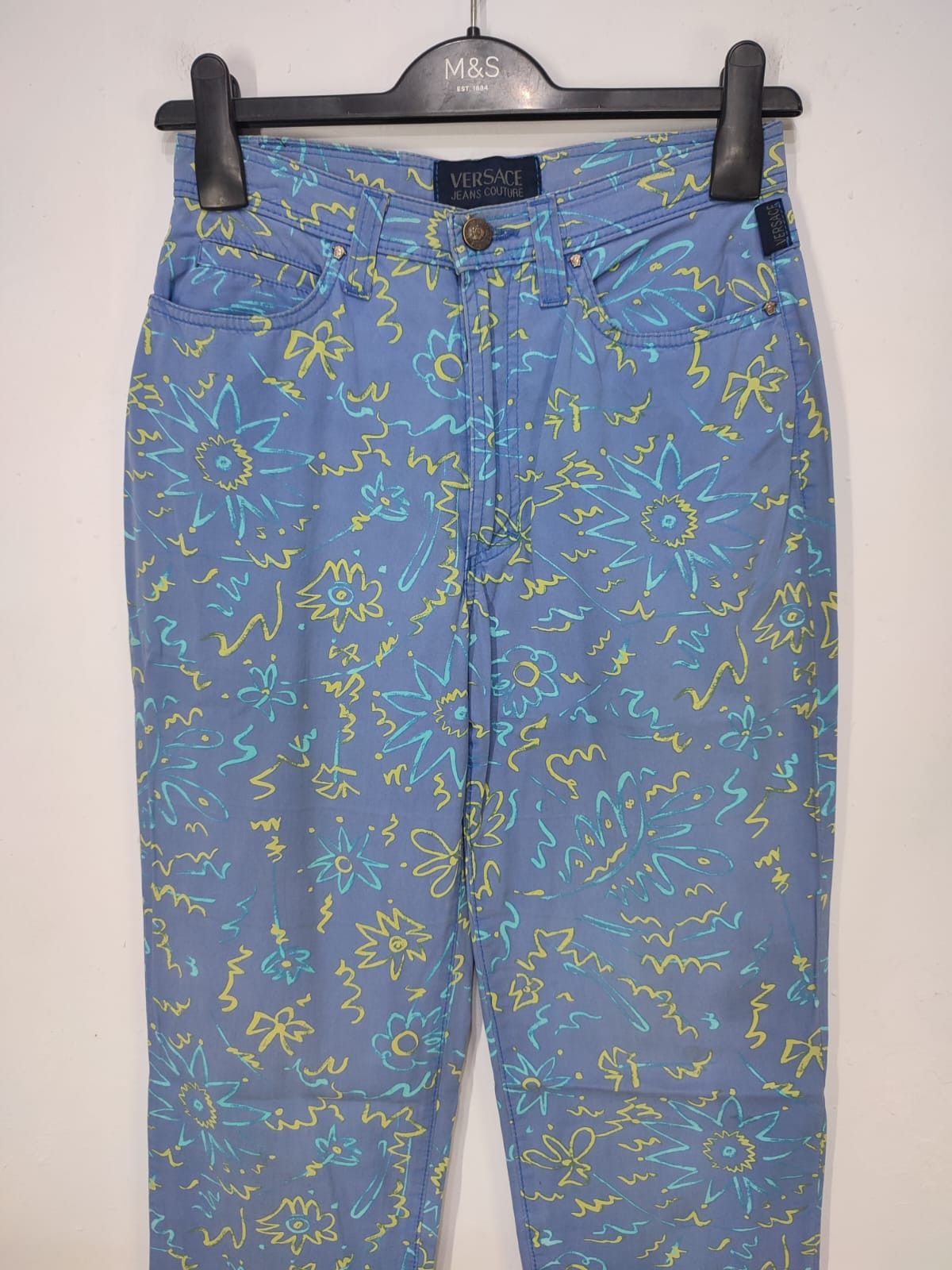 *Versace Jeans Couture Florals Art Trousers