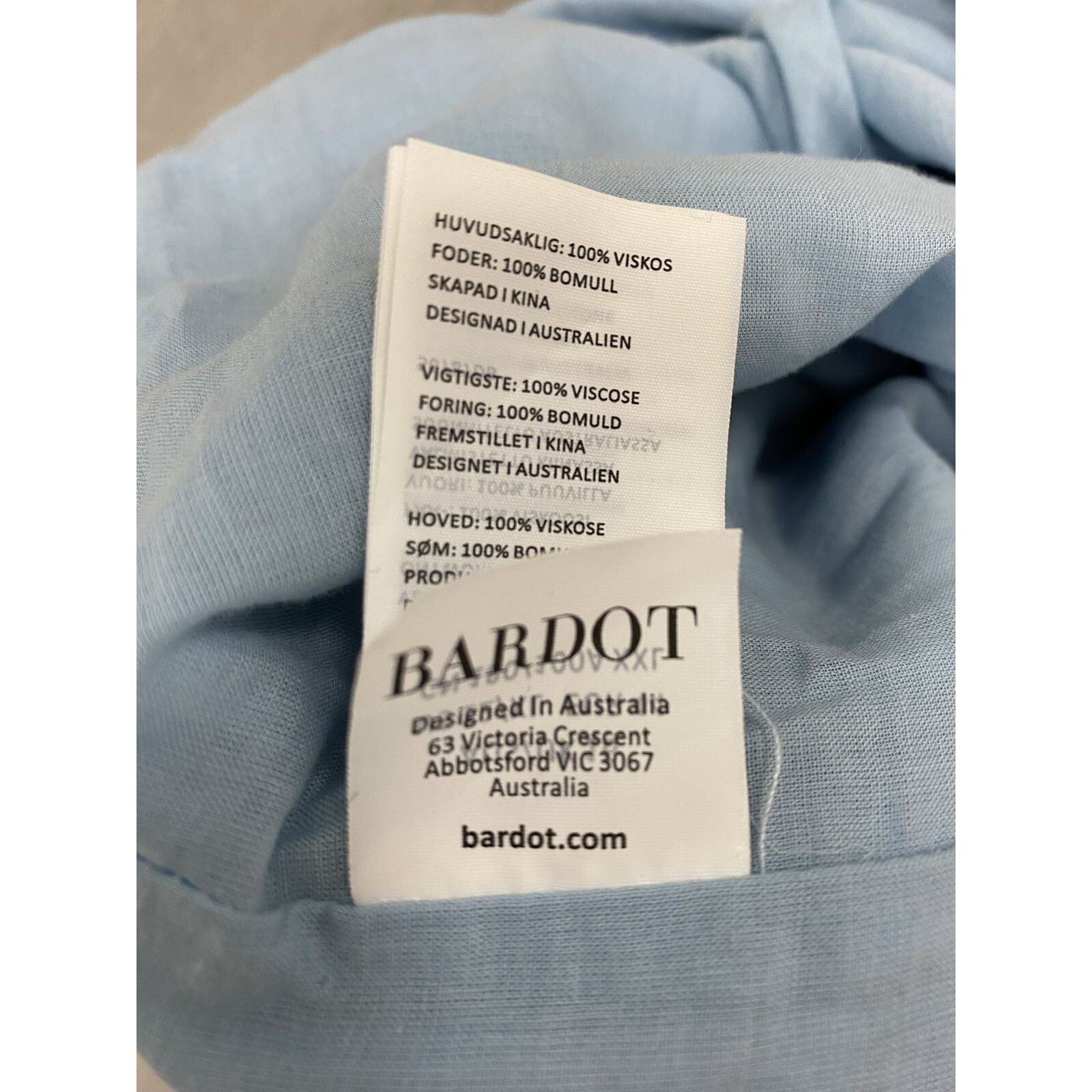 Barbour BARDOT prom Blue Adjustable Square Neck Cocktail XL A000496 Size XL / US 12-14 / IT 48-50 - 9 Thumbnail