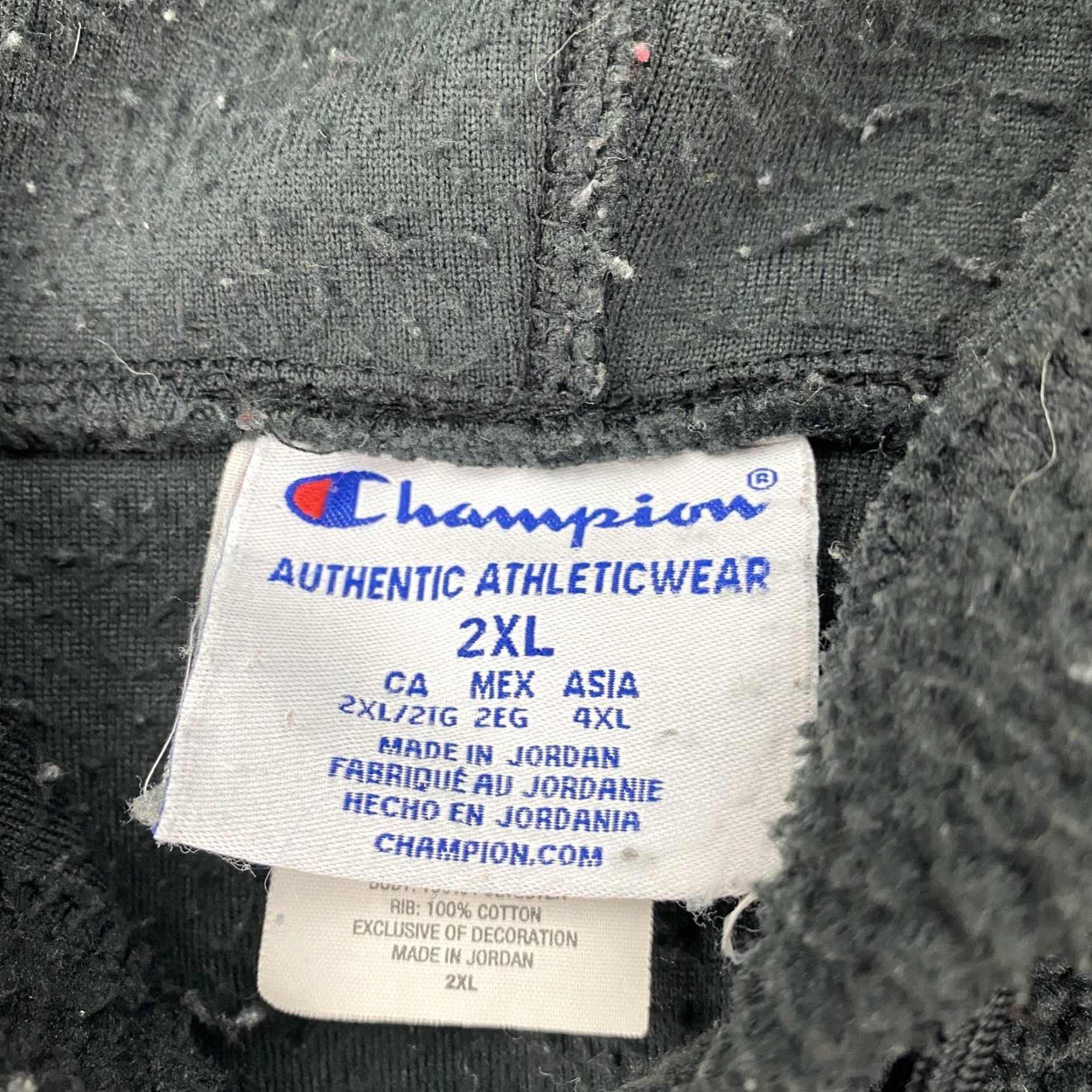Champion VINTAGE Champion Hoodie 2XL Green Pullover Sherpa Fleece 1/4 Zip Pocket C Logo Mens Size US XXL / EU 58 / 5 - 3 Thumbnail