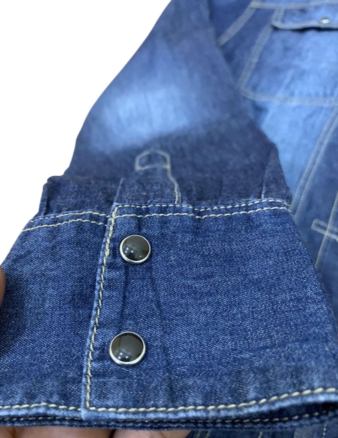 Japanese Brand Vtg HOMME Pearl snap button Size US M / EU 48-50 / 2 - 10 Thumbnail