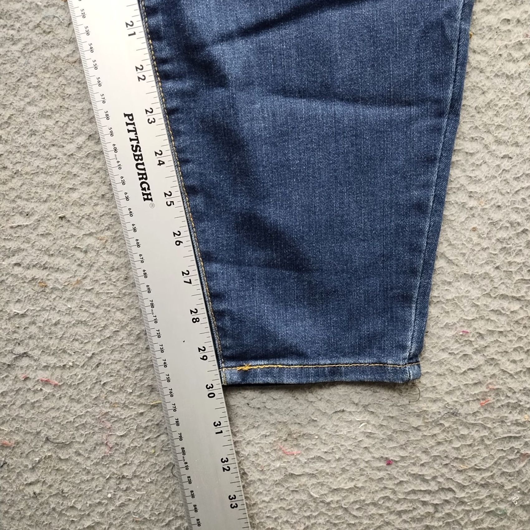Levi's Levi's Signature by Levi Strauss & Co. Jeans Womens 28W Blue Denim Mid Rise Skinny Leg Jeans Size 28" / US 6 / IT 42 - 5 Thumbnail