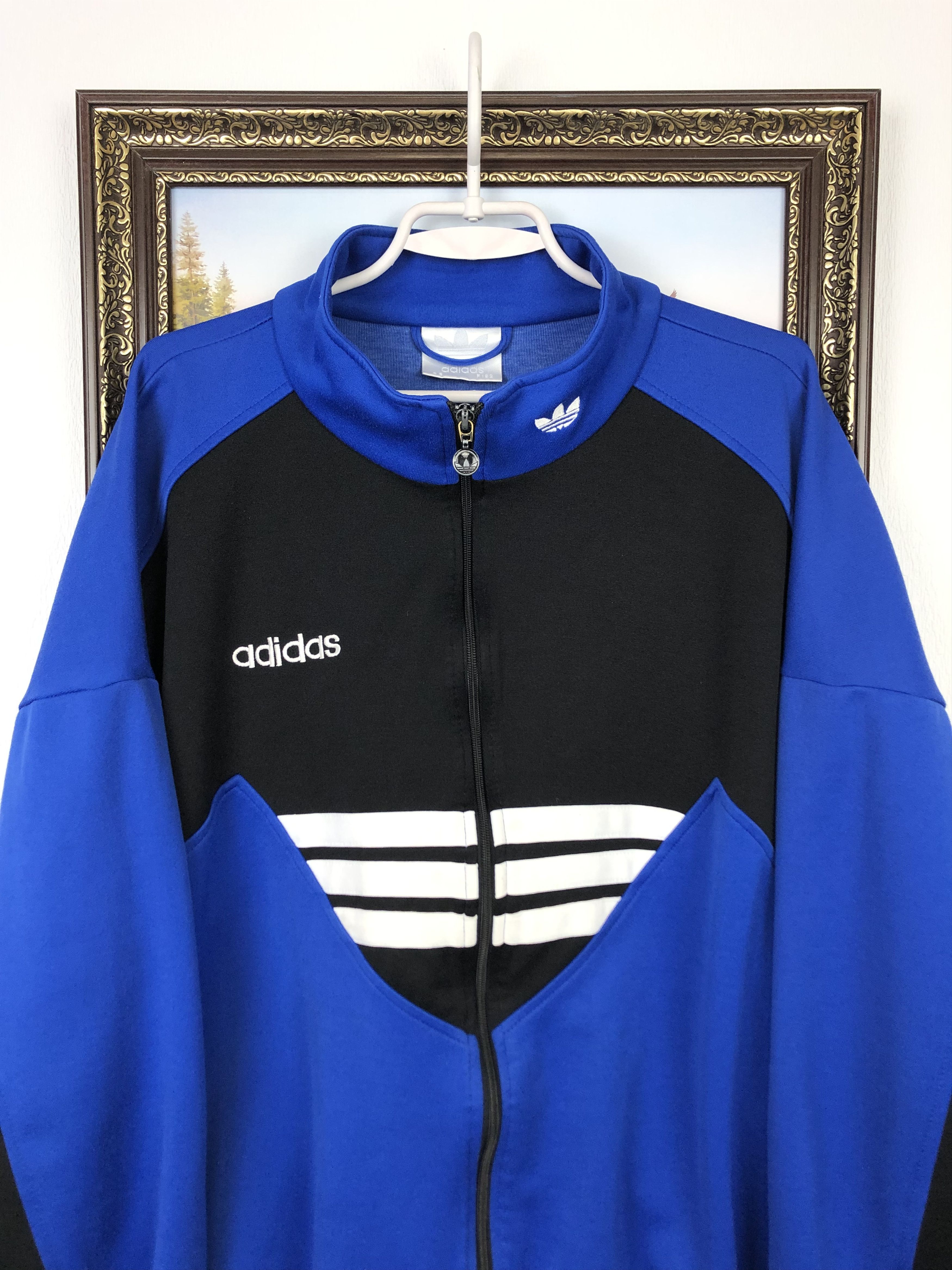 Adidas × Vintage Vintage Adidas Schalke 04 Football Template Jacket Track Size US L / EU 52-54 / 3 - 2 Thumbnail
