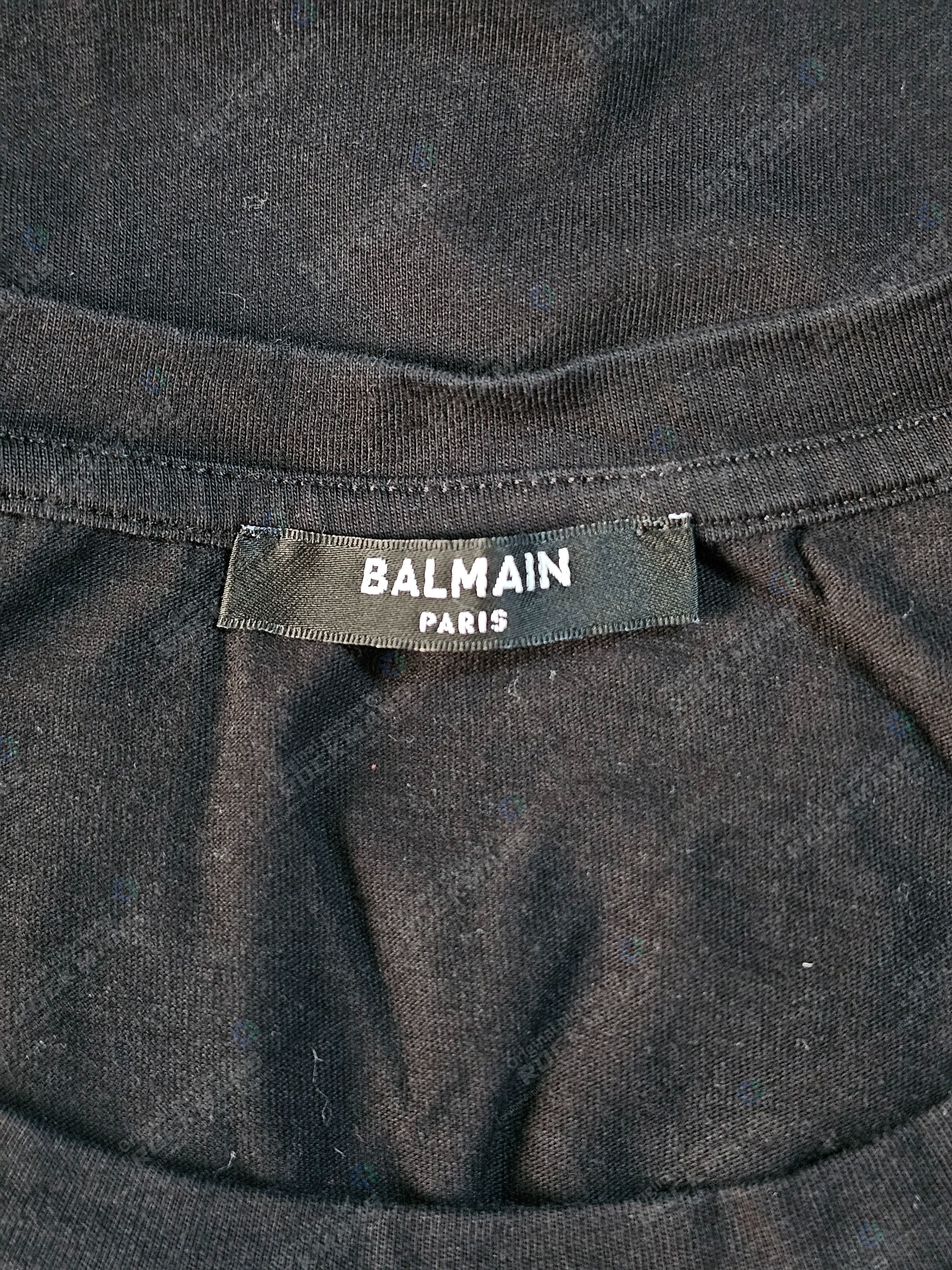 Balmain Balmain Unisex Silver-Logo T-shirt men Size S Size US S / EU 44-46 / 1 - 4 Thumbnail