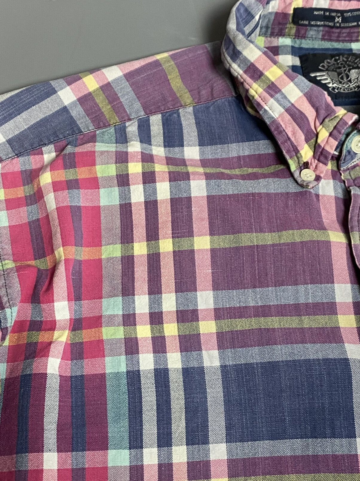 Dockers Vtg 90s Dockers Levi’s Shirt M Plaid Short Sleeve Button Up Size US M / EU 48-50 / 2 - 3 Thumbnail