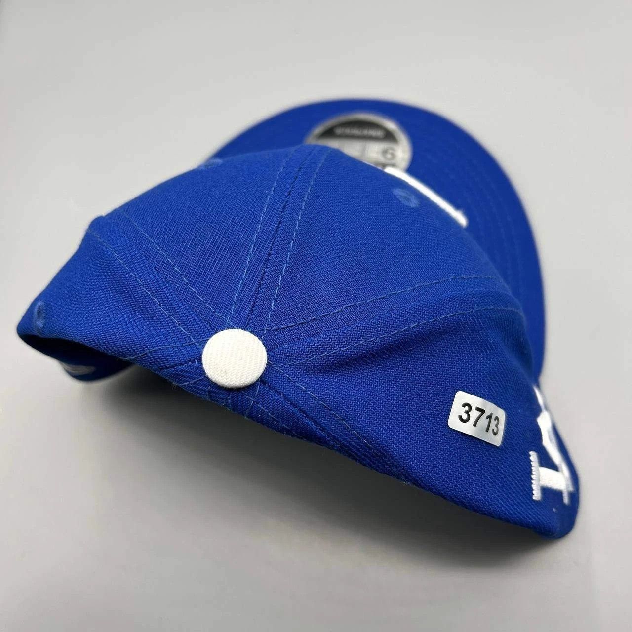 New Era Los Angeles LA Dodgers Felt Hat Men Blue Gray Snap Back Cap Size ONE SIZE - 8 Thumbnail