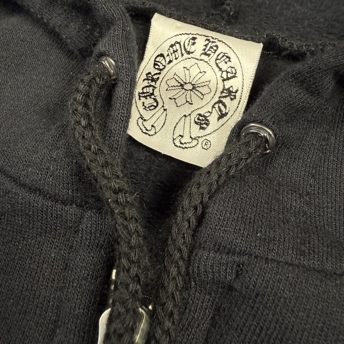 Chrome Hearts Chrome Hearts Vintage Gold Horseshoe Cross Black Zip Hoodie Size US XL / EU 56 / 4 - 6 Thumbnail