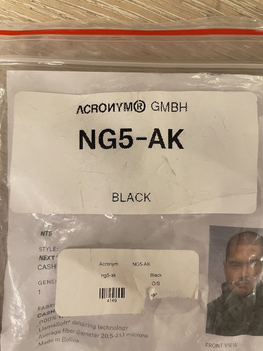 Acronym Acronym NG5-AK Neck Gaiter | Grailed