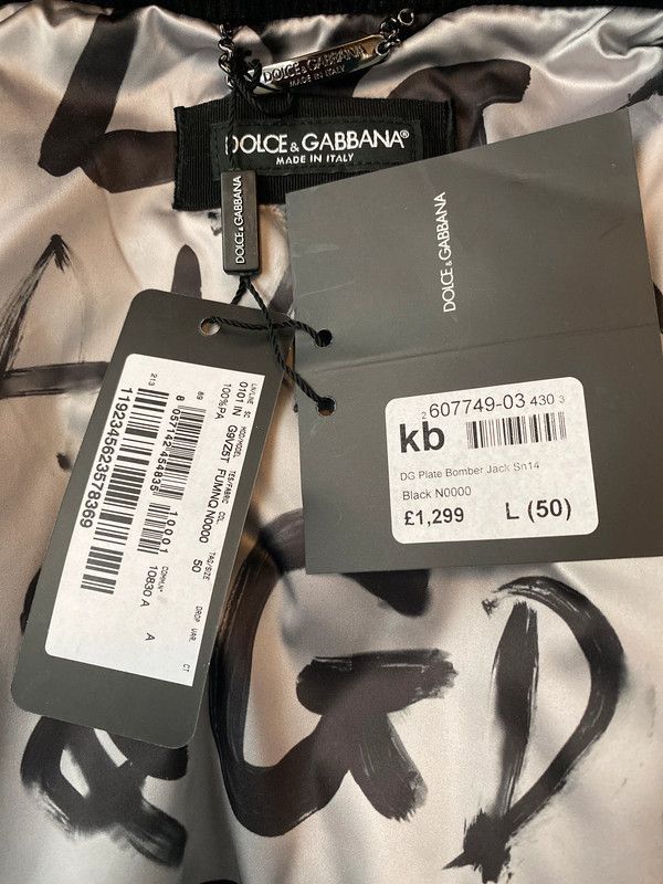 Dolce & Gabbana Dolce & Gabbana Plate Cropped Bomberjacket Size US L / EU 52-54 / 3 - 5 Thumbnail