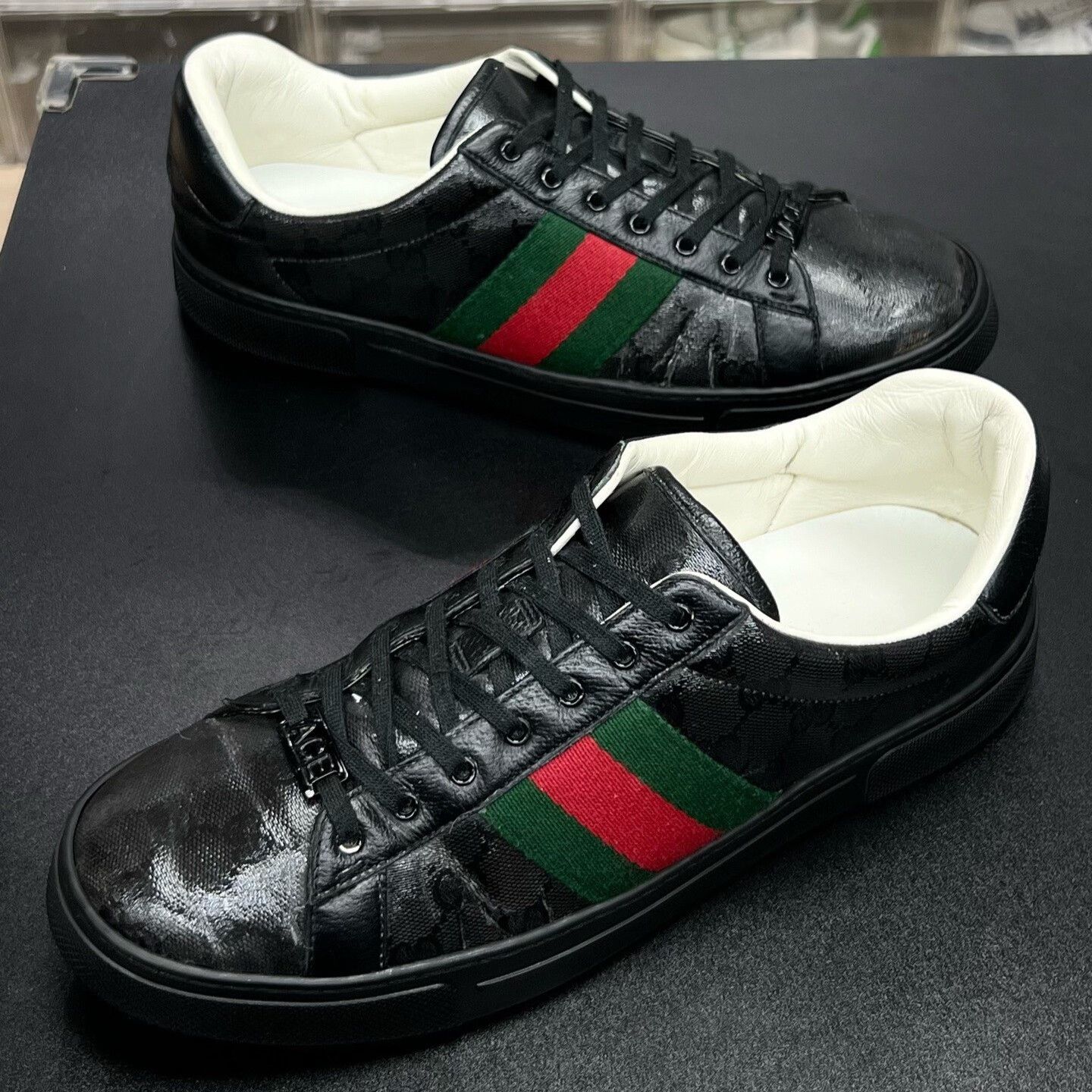 Gucci Gucci Black Shoes Low Top High Top Size US 10 / EU 43 - 1 Thumbnail