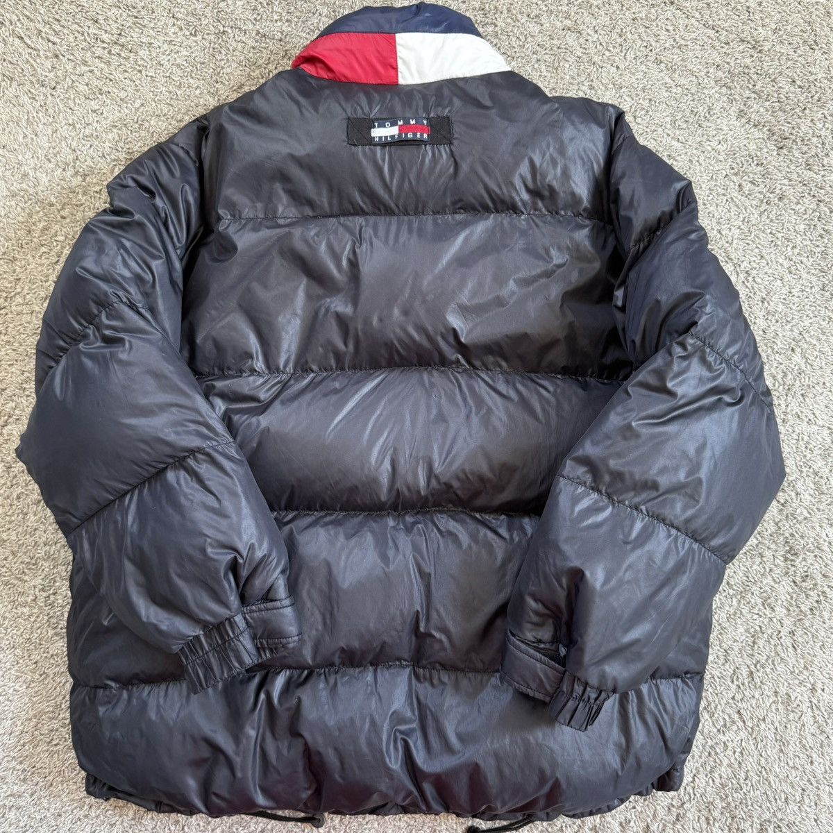 Tommy Hilfiger 🔴Tommy Hilfiger Puffer Jacket Size Large Bubble Black Navy Size US L / EU 52-54 / 3 - 14 Thumbnail