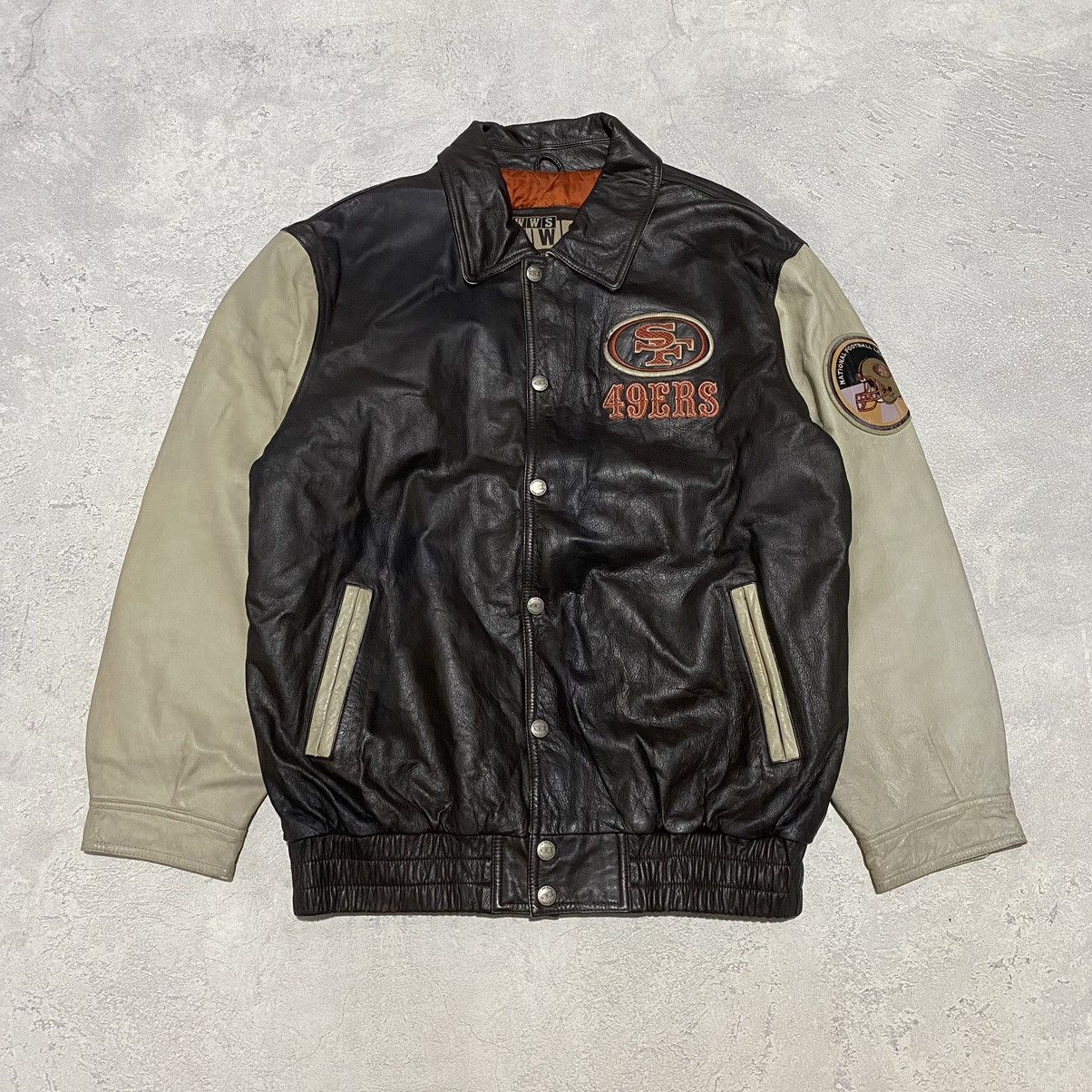 ❌SOLD❌ Vintage San Francisco 49ers Game Day Leather Jacket