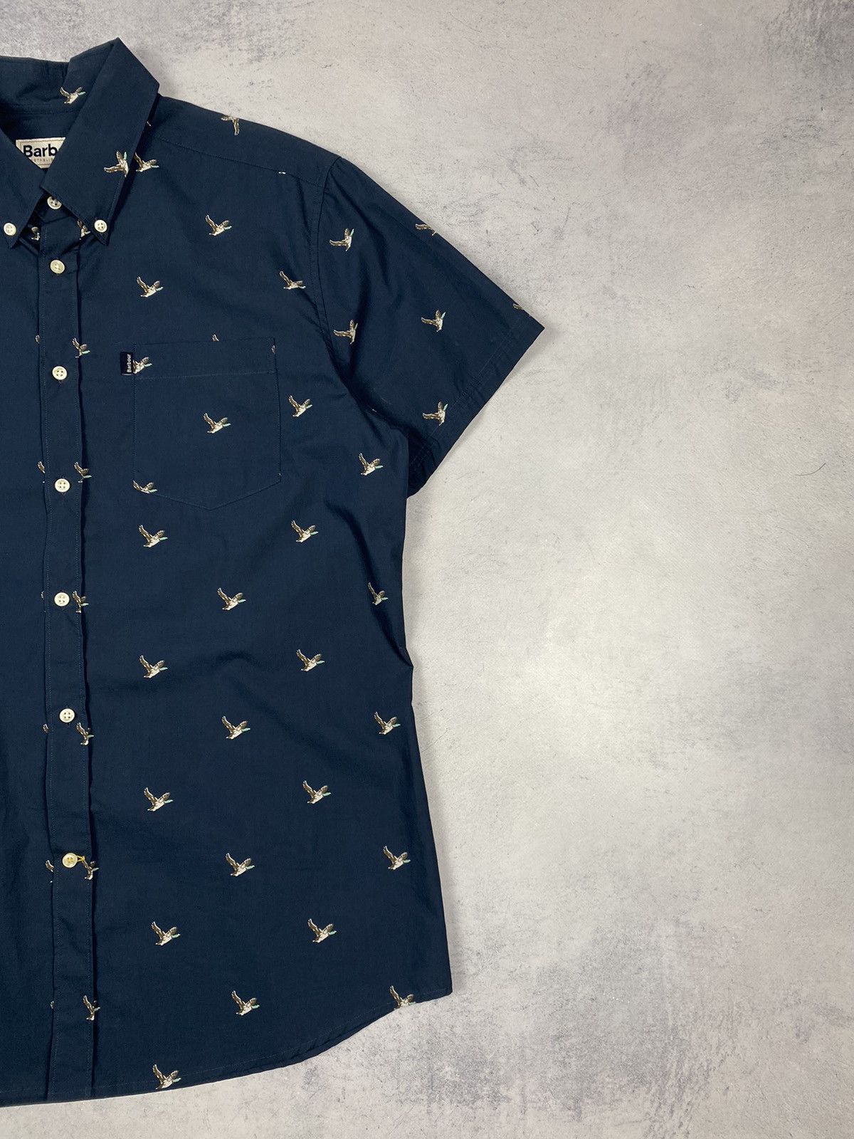 Barbour Barbour over print ducks button up shorts sleeve shirt Size US M / EU 48-50 / 2 - 3 Thumbnail