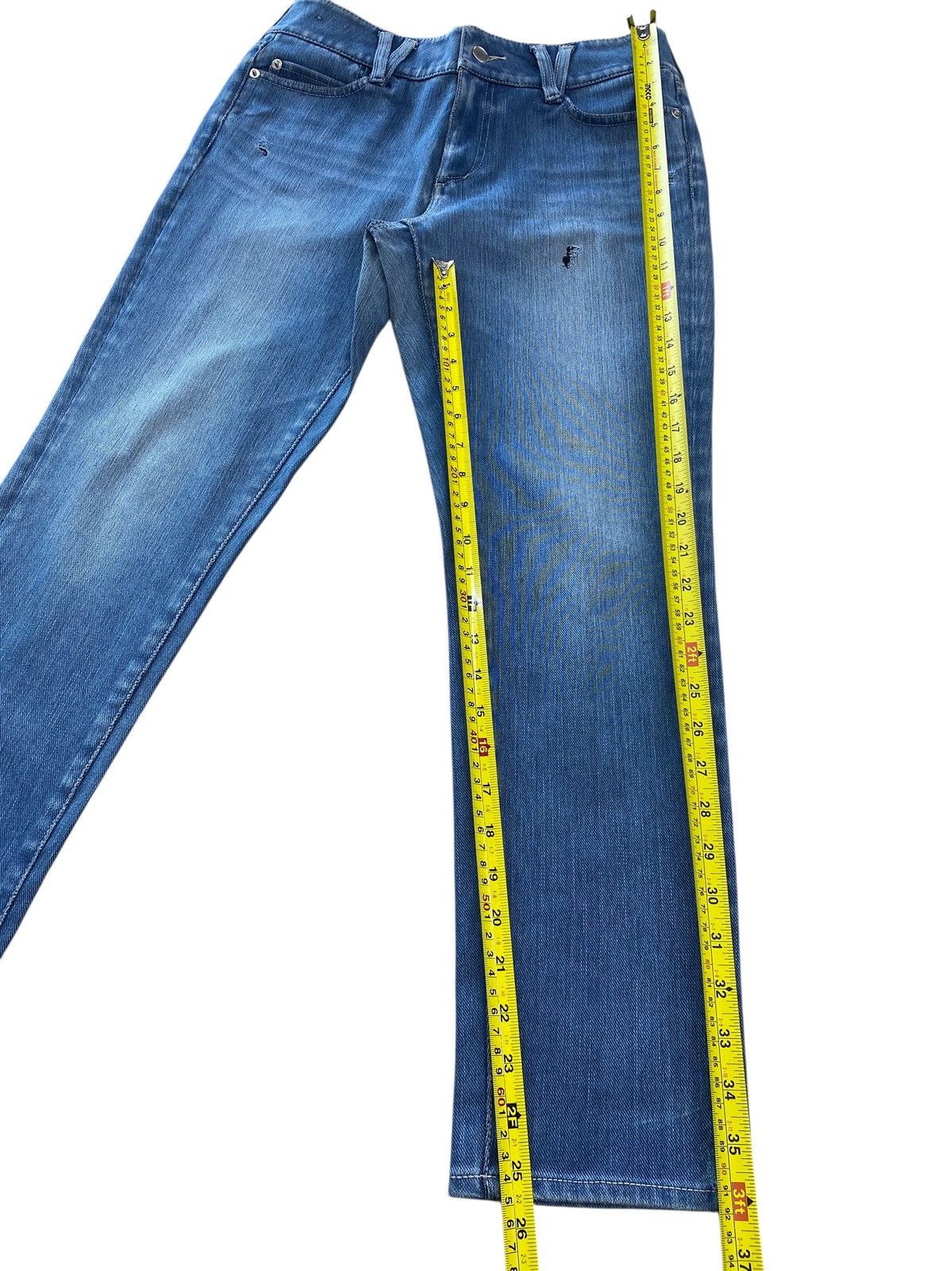 Japanese Brand Japanese Brand Blue Wash Style Skinny Leg Jeans Size US 30 / EU 46 - 8 Thumbnail