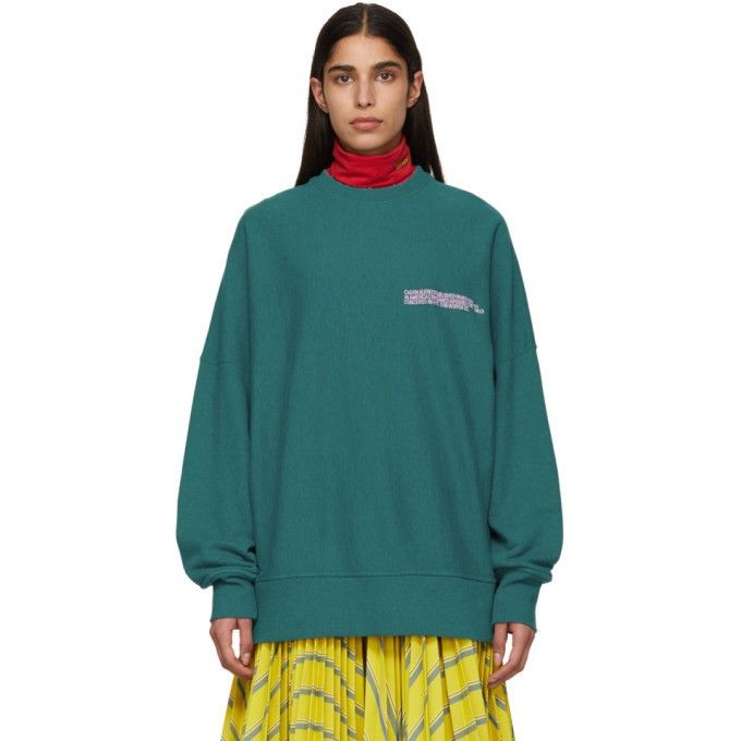 Calvin Klein 205W39NYC Calvin klein Raf Simons SS18 Sweatshirt Oversize Size US XL / EU 56 / 4 - 1 Thumbnail