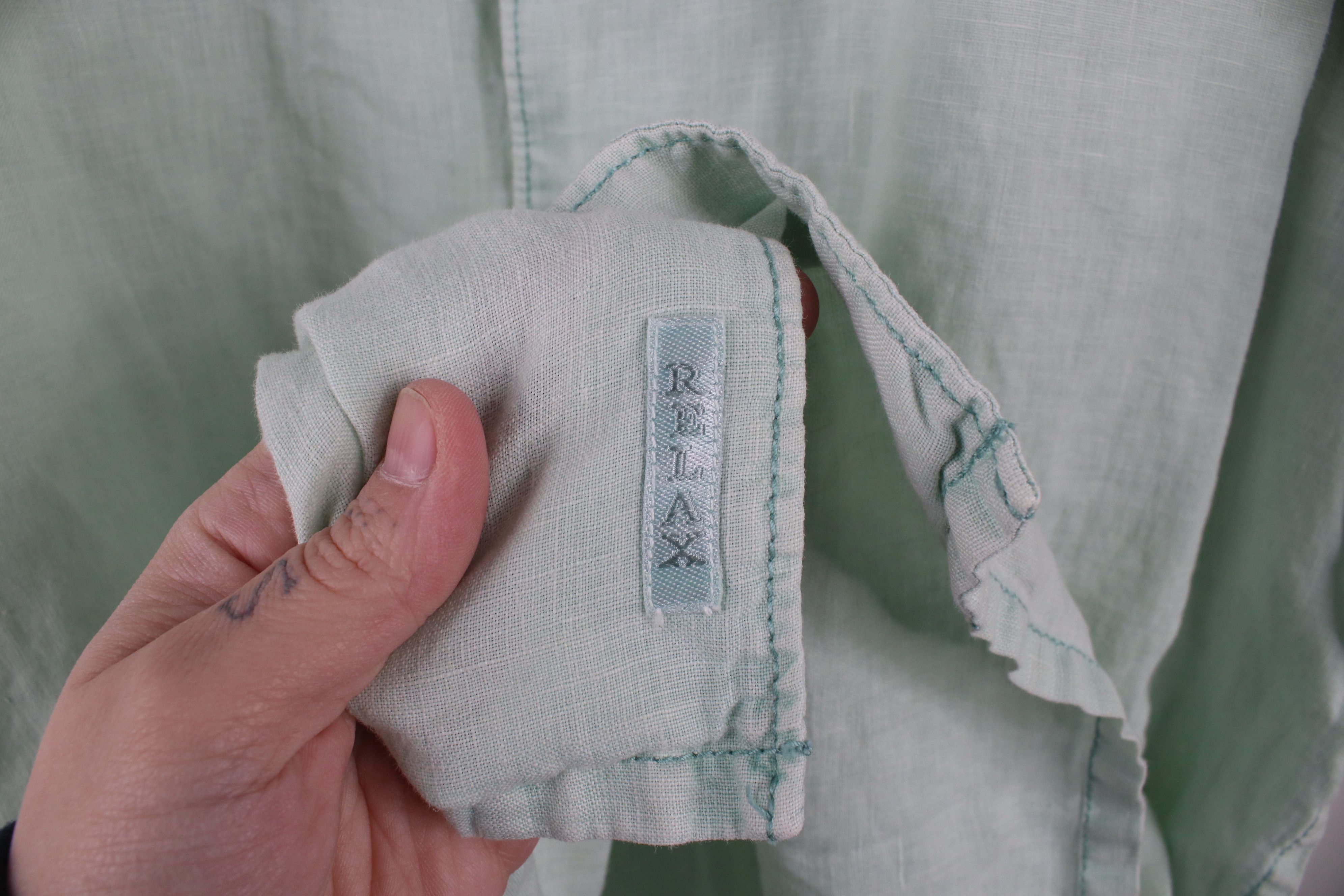 Tommy Bahama × Vintage Vintage Tommy Bahama Linen Beach Short Sleeve Button Shirt Size US L / EU 52-54 / 3 - 10 Thumbnail