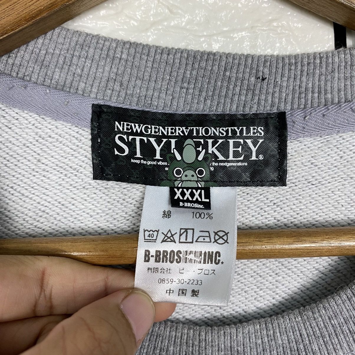 Japanese Brand Stylekey Sweatshirt Full Print Punk Design Size US XXL / EU 58 / 5 - 17 Thumbnail